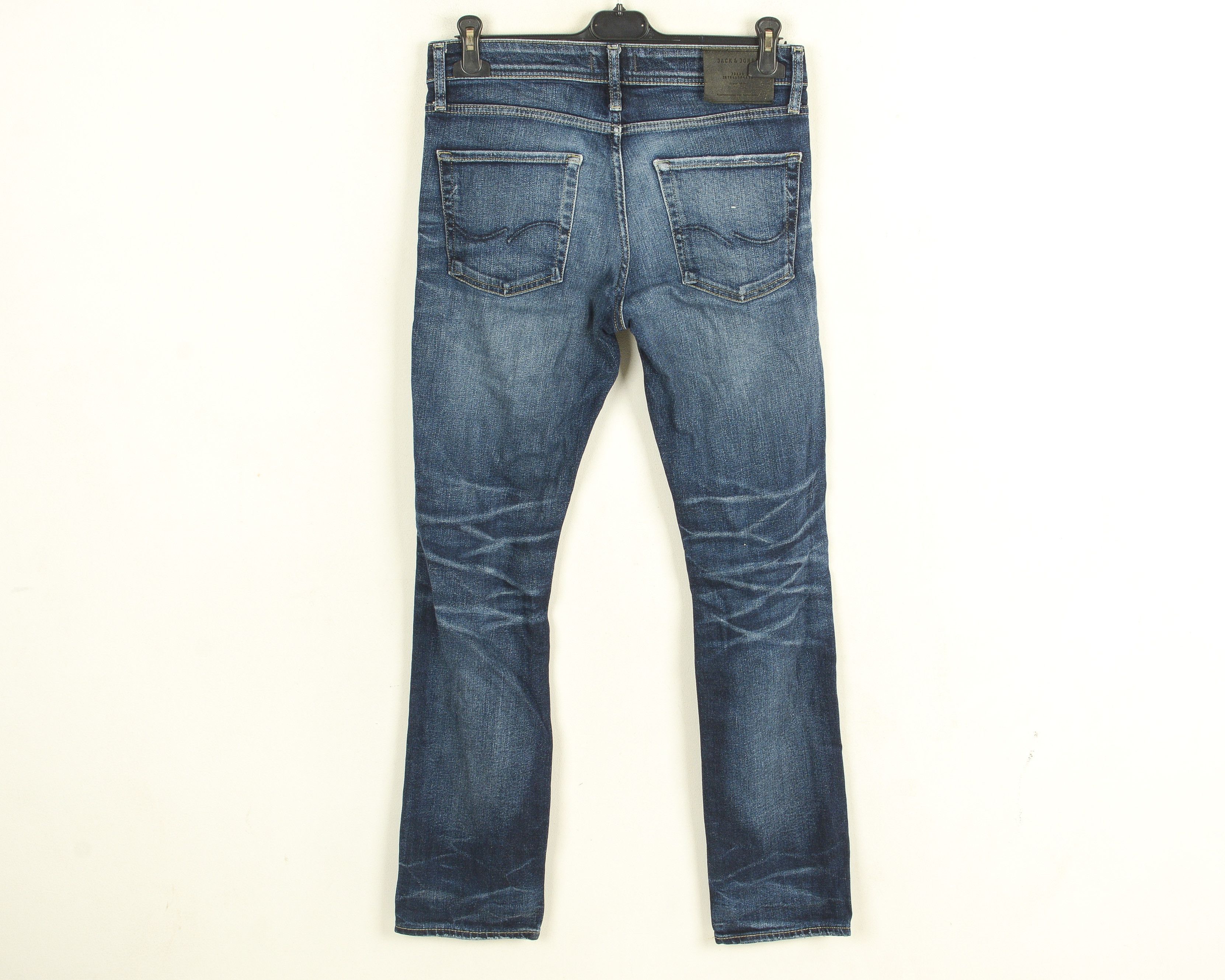 Jack & Jones JACK & JONES Tim W29 L34 Slim Fit Straight Jeans Denim Pants Size US 29 - 3 Thumbnail