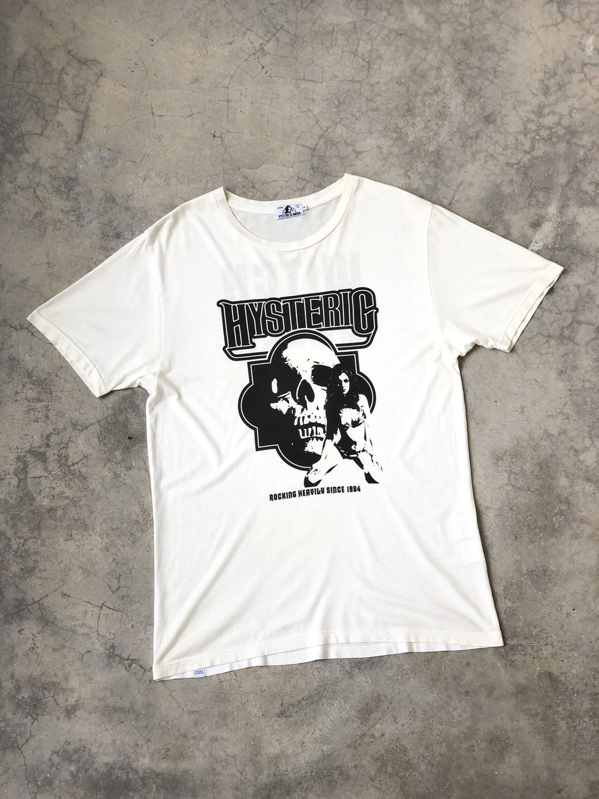 Hysteric Glamour Y2K Hysteric Glamour Skull Naked Rock Girl Witch Queen Tee Size US M / EU 48-50 / 2 - 2 Thumbnail