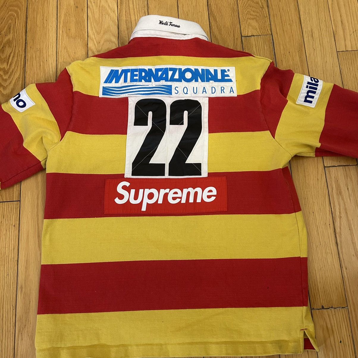 Supreme Supreme Stripe Rugby Orange Medium Size US M / EU 48-50 / 2 - 5 Thumbnail