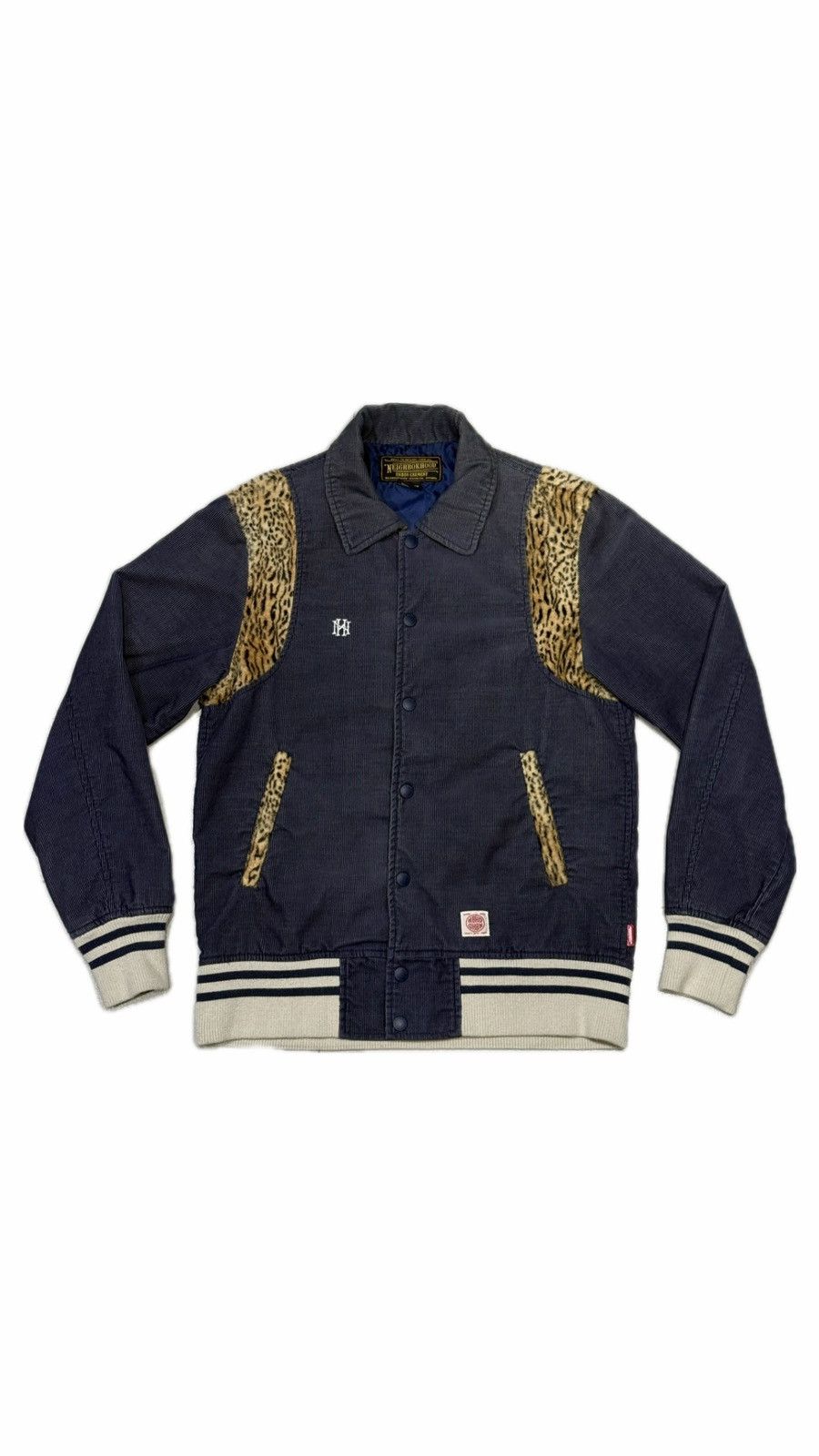 Neighborhood 2010 Neighborhood skull embroidery patched corduroy jacket Size US S / EU 44-46 / 1 - 2 Thumbnail
