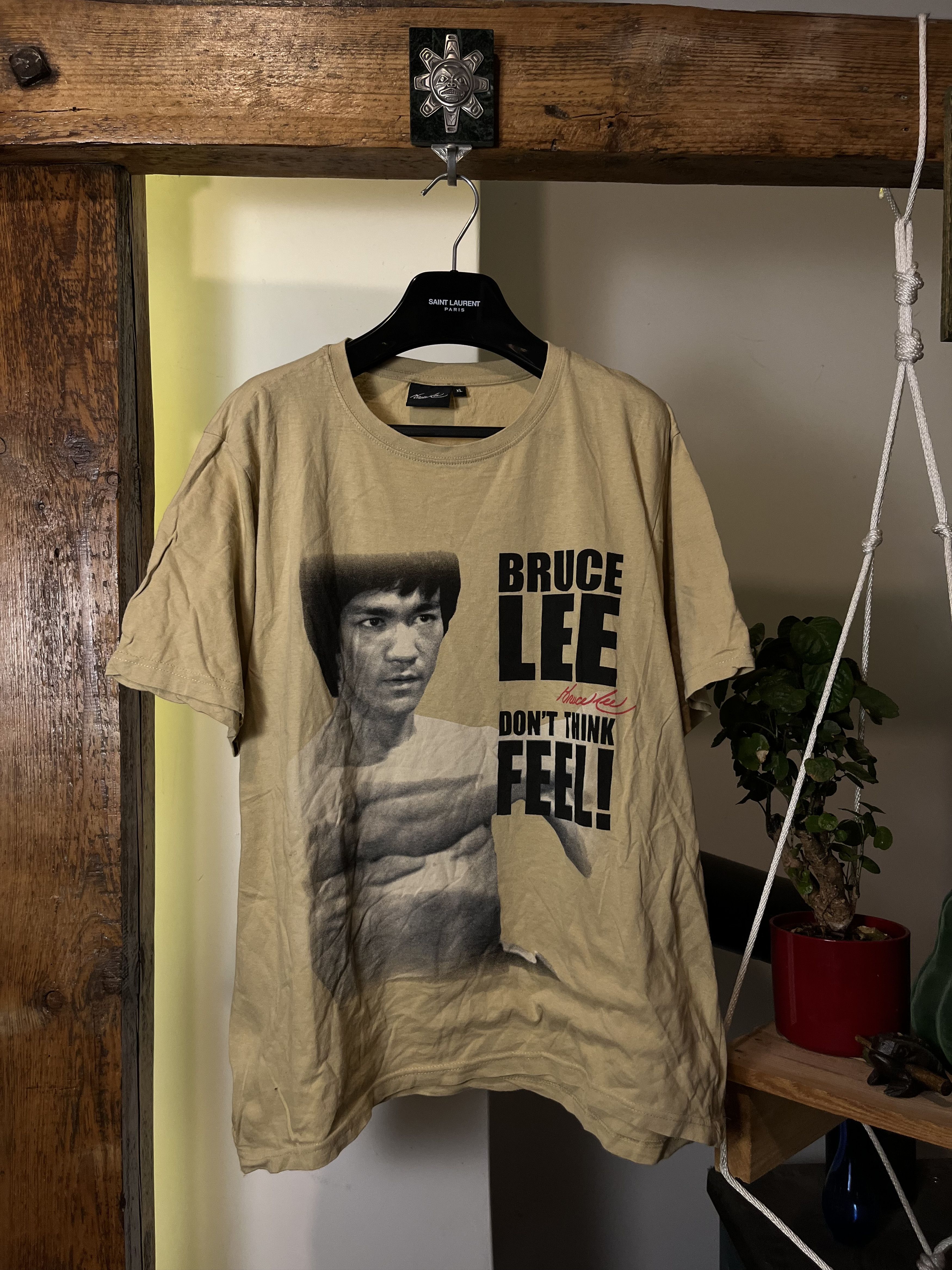 Vintage Bruce Lee Don't Think Feel Size US XL / EU 56 / 4 - 1 Thumbnail