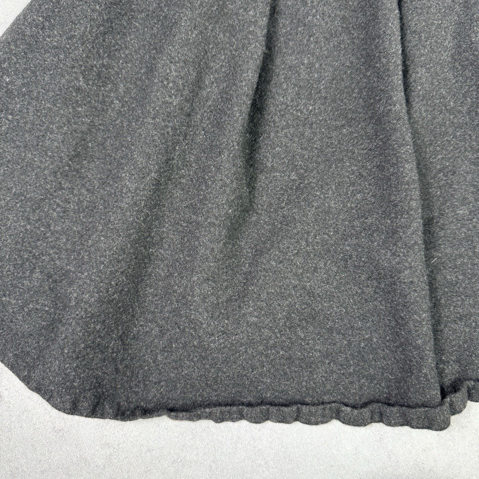 Jil Sander Vintage Jil Sander Wool Mini Skirt Dark Grey Size 34 Size 25" / US 0 / IT 36 - 4 Thumbnail