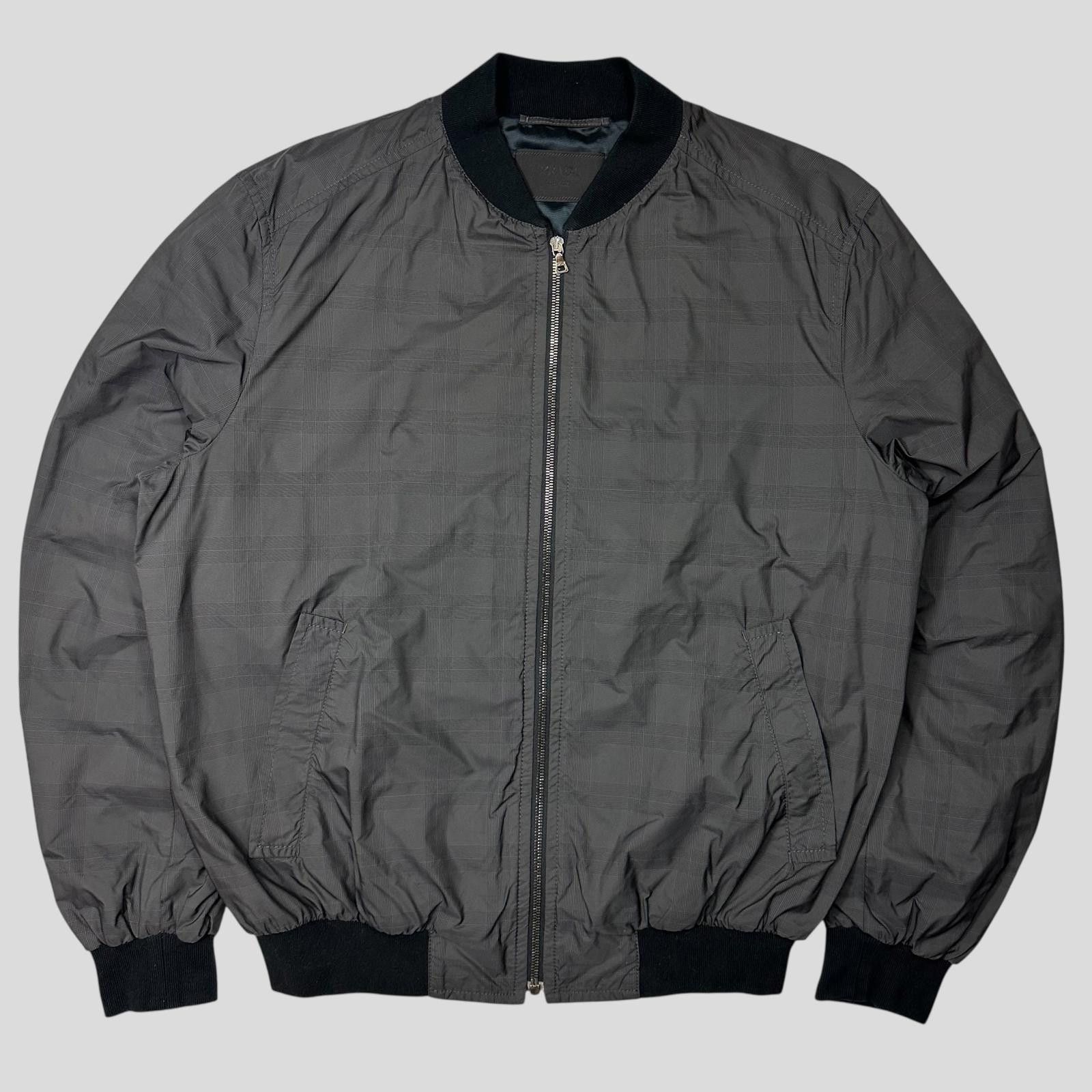 Prada Prada Milano 2010 Shadow Plaid Nylon Bomber Jacket - IT54 L Size US L / EU 52-54 / 3 - 1 Thumbnail