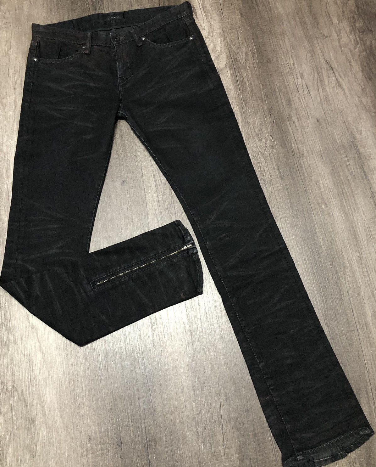 Other CIVARIZE BLACK WAX JEANS Size US 33 - 22 Thumbnail