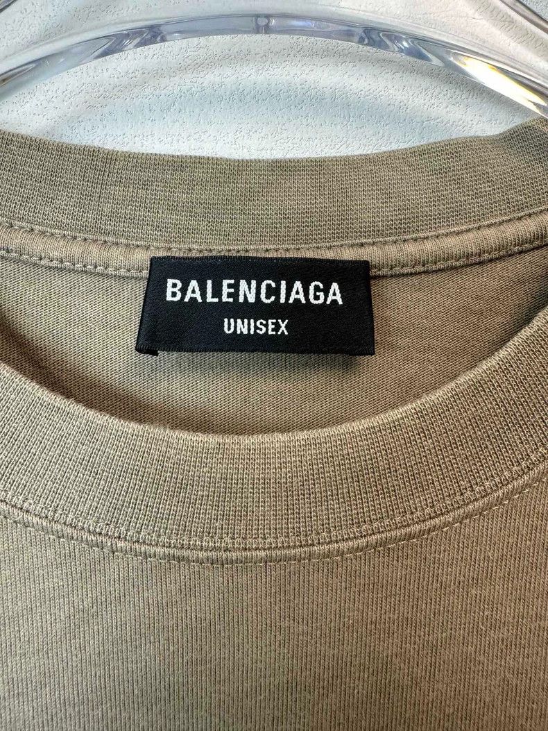 Balenciaga Balenciaga Brown knit logo monogram short sleeve T-shirt 25 Size US XS / EU 42 / 0 - 4 Thumbnail