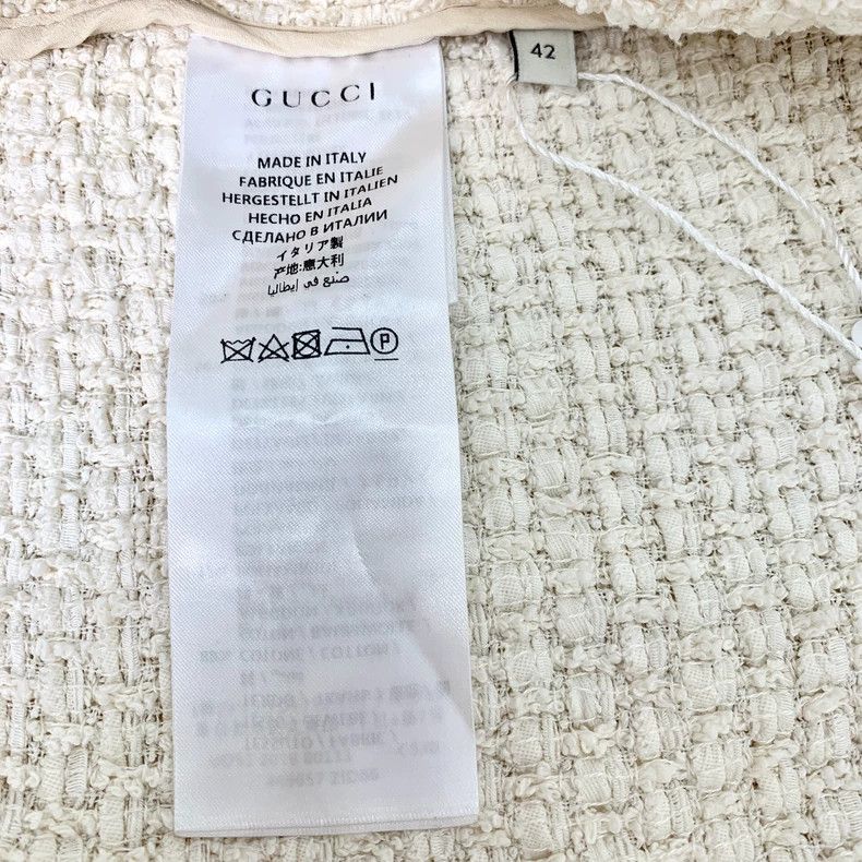 Gucci Gucci Color-blocked striped cotton cardigan jacket 2501-Nex Size US XS / EU 42 / 0 - 8 Thumbnail