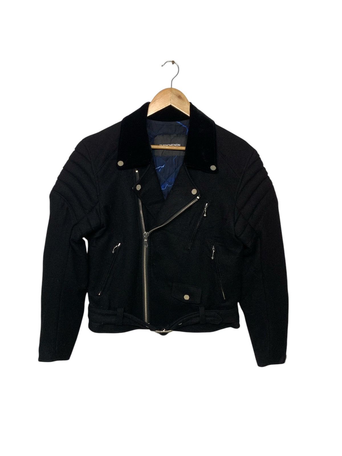 Japanese Brand × PHENOMENON Aw 2011 Phenomenon Thunder Double Collar Wool Jacket Size US M / EU 48-50 / 2 - 1 Thumbnail