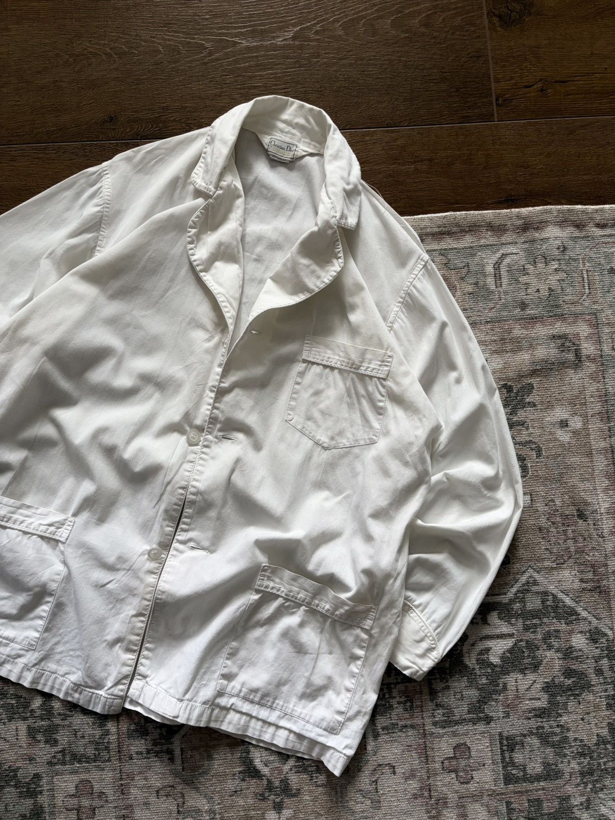 Christian Dior Monsieur Christian Dior Connaisseur Archive White Shirt Vintage Size US M / EU 48-50 / 2 - 3 Thumbnail