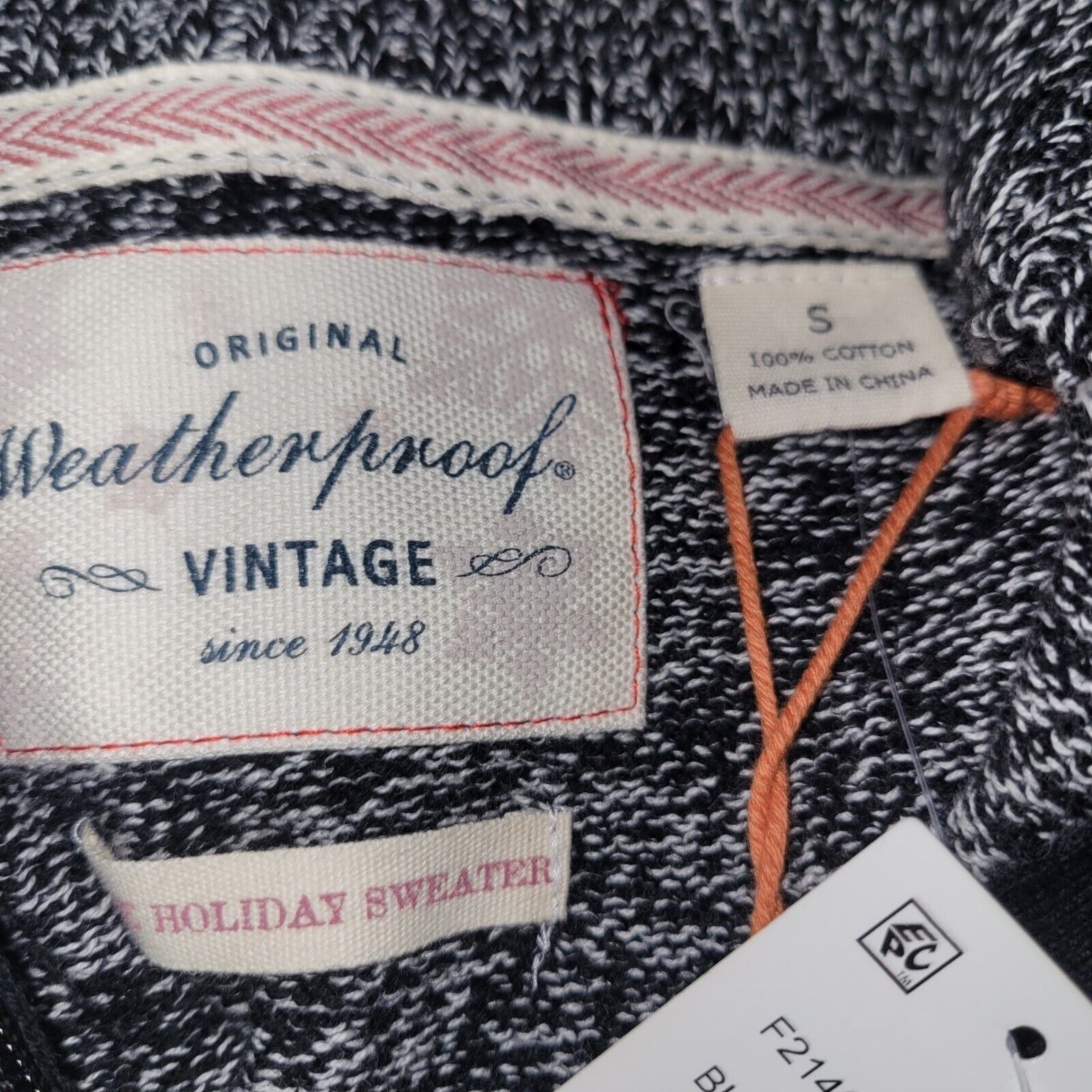 Weatherproof Men's Weatherproof Holiday Cotton Sweater. Size Small. New Size US S / EU 44-46 / 1 - 6 Thumbnail