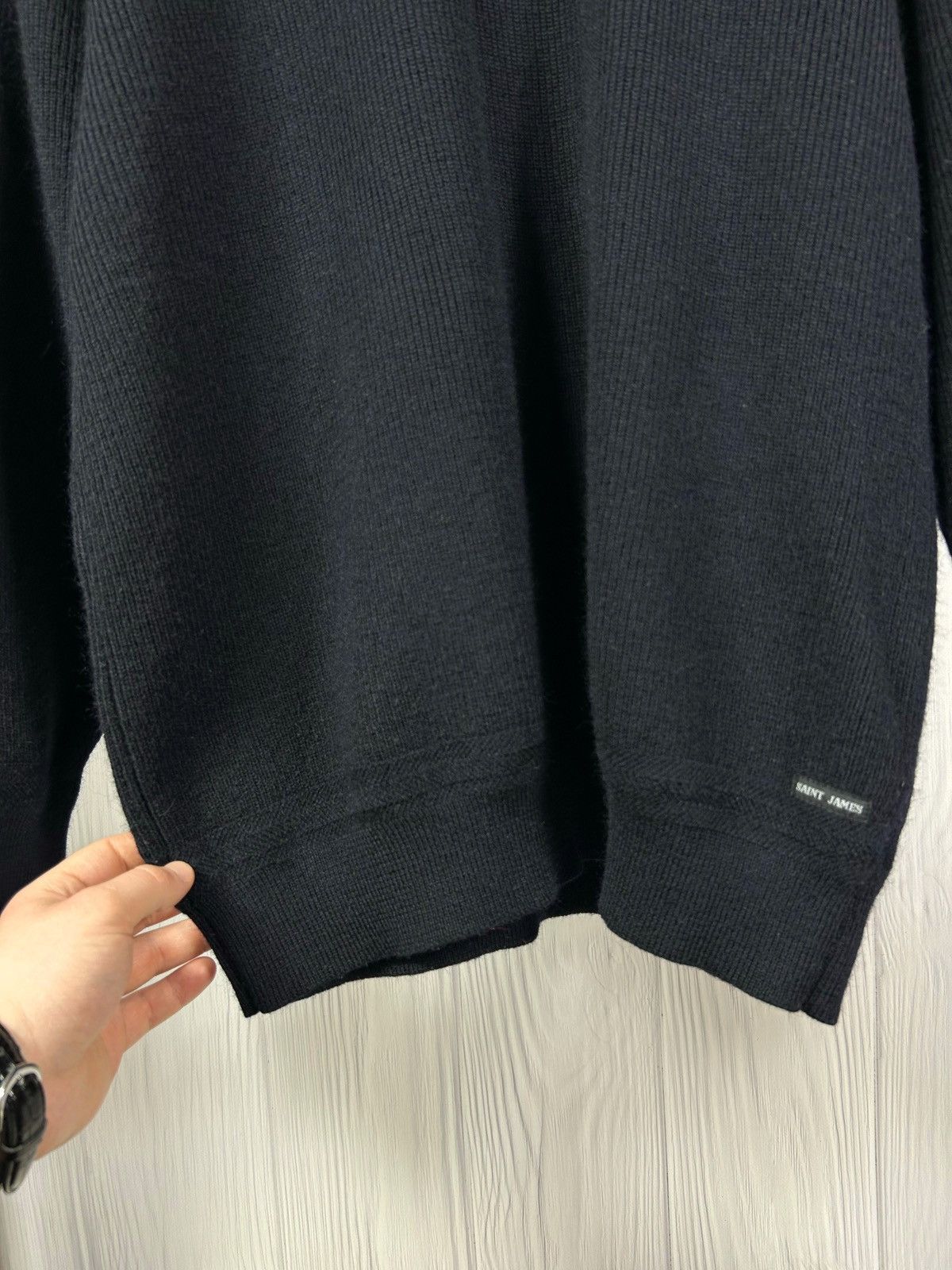 Saint James Vintage Saint James Au Petit Matelot Woolmark Sweater France Size US L / EU 52-54 / 3 - 5 Thumbnail