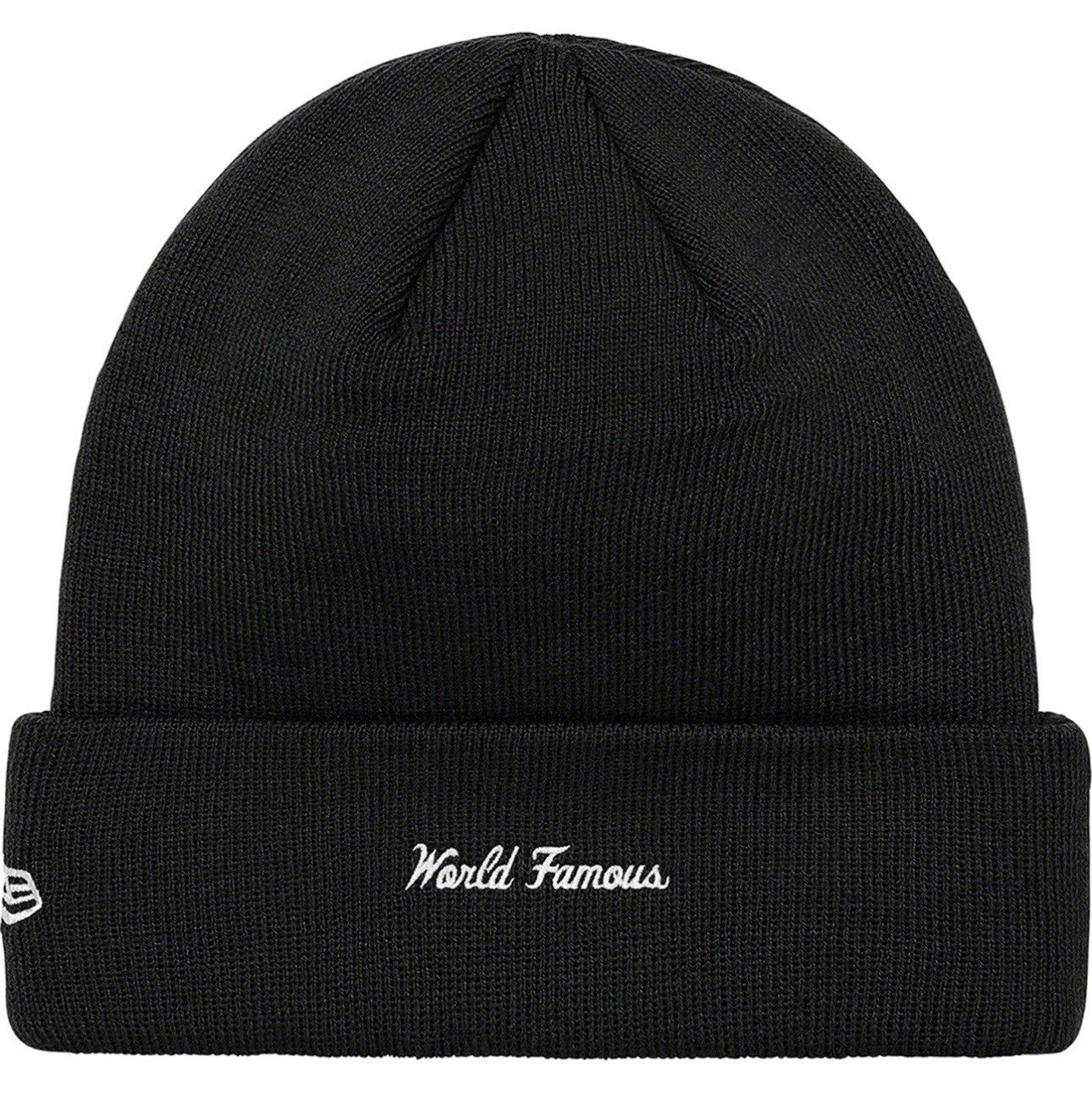 New Era × Supreme FW21 Supreme New Era Box Logo Beanie Black OS Size ONE SIZE - 12 Thumbnail