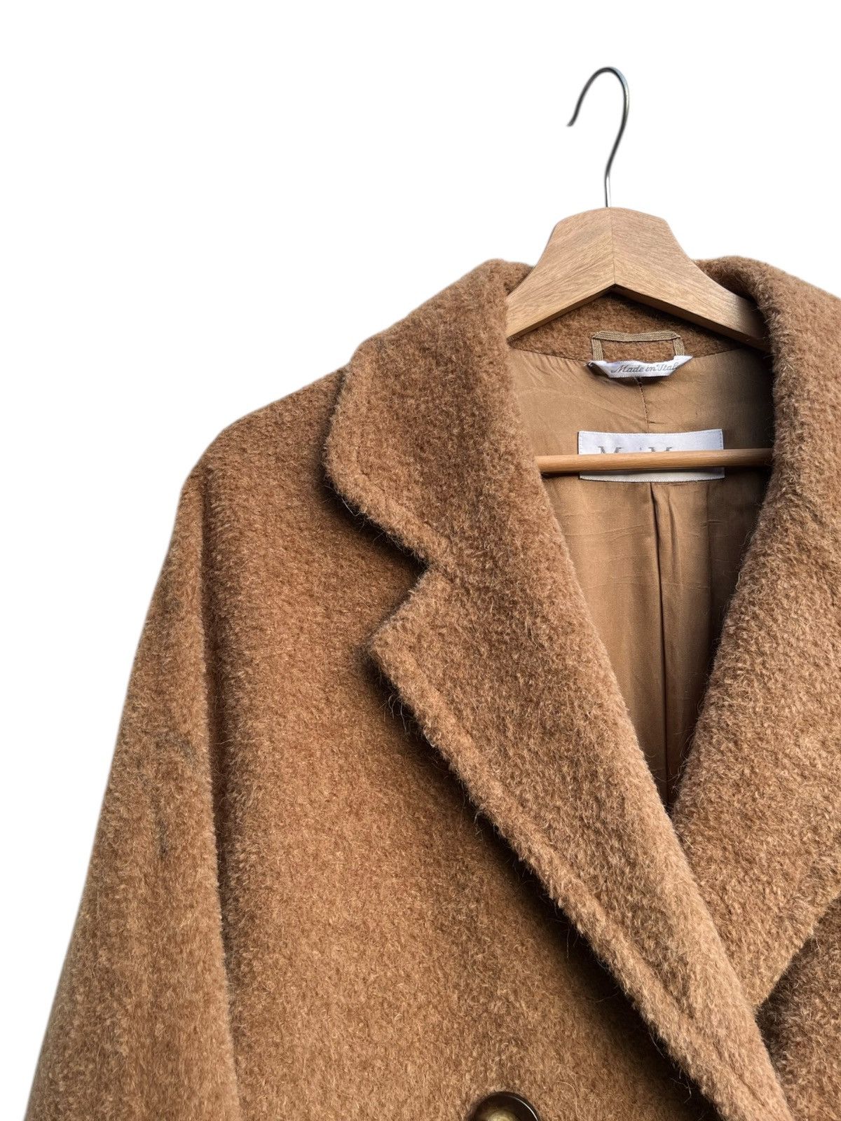 Max Mara Max Mara Alpaca Wool Double Breasted Coat Size M / US 6-8 / IT 42-44 - 9 Thumbnail