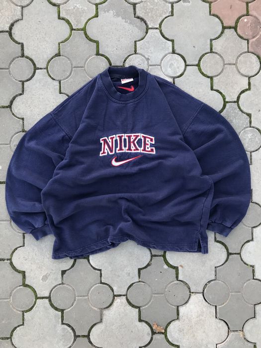 nike spell out sweatshirt vintage