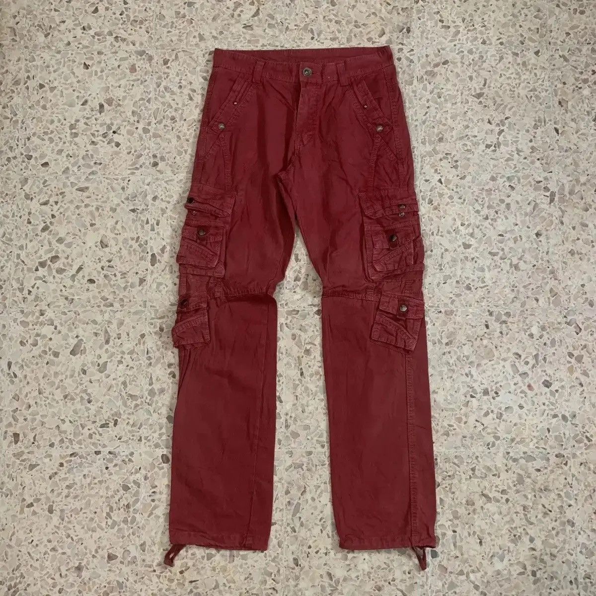 Beauty Beast STEALS💥VTG JAPANESE UTILITY MULTIPOCKET CARGO FADED PANTS Size US 30 / EU 46 - 2 Thumbnail