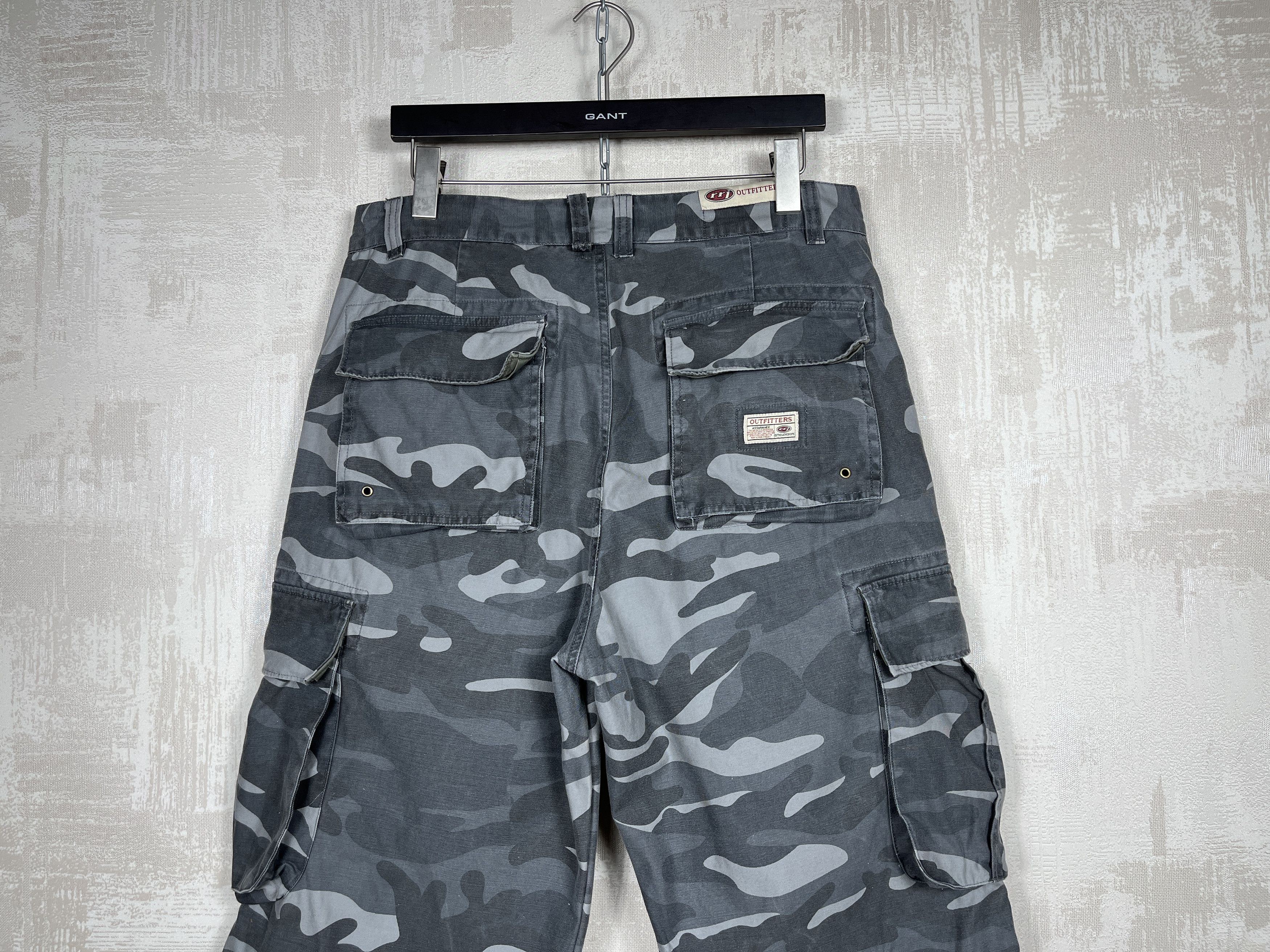 Vintage Vintage RRJ Outfitters Camouflage Camo Cargo Pants Size US 34 / EU 50 - 15 Thumbnail