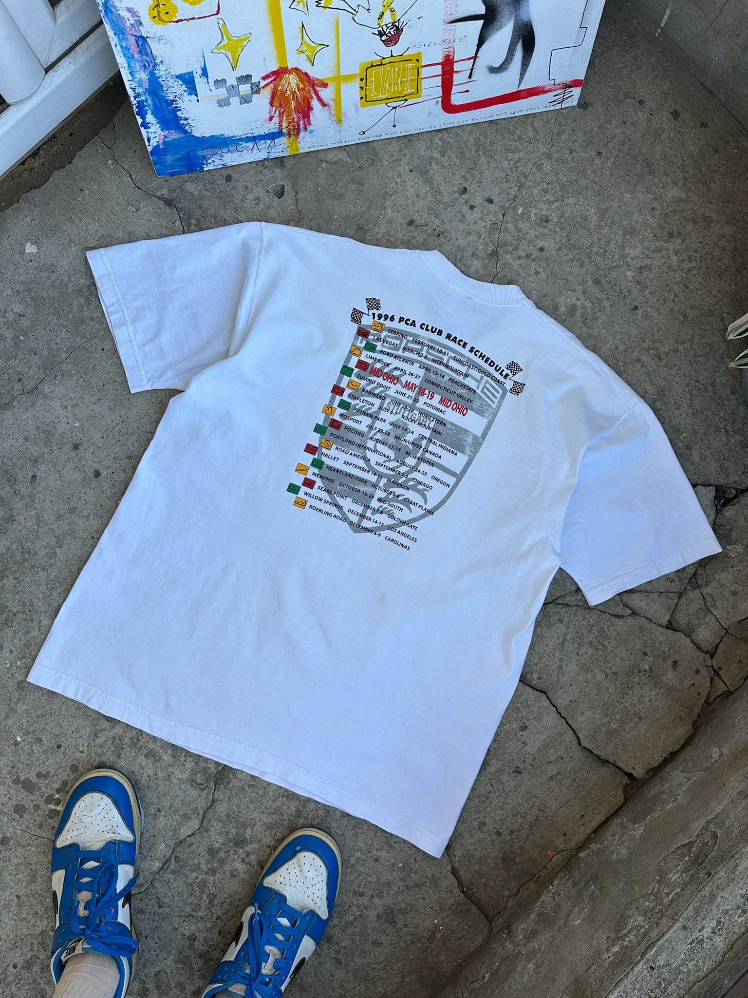 Vintage Vintage 90s Porsche 911 Graphic T Shirt 1996 Size US XL / EU 56 / 4 - 2 Thumbnail