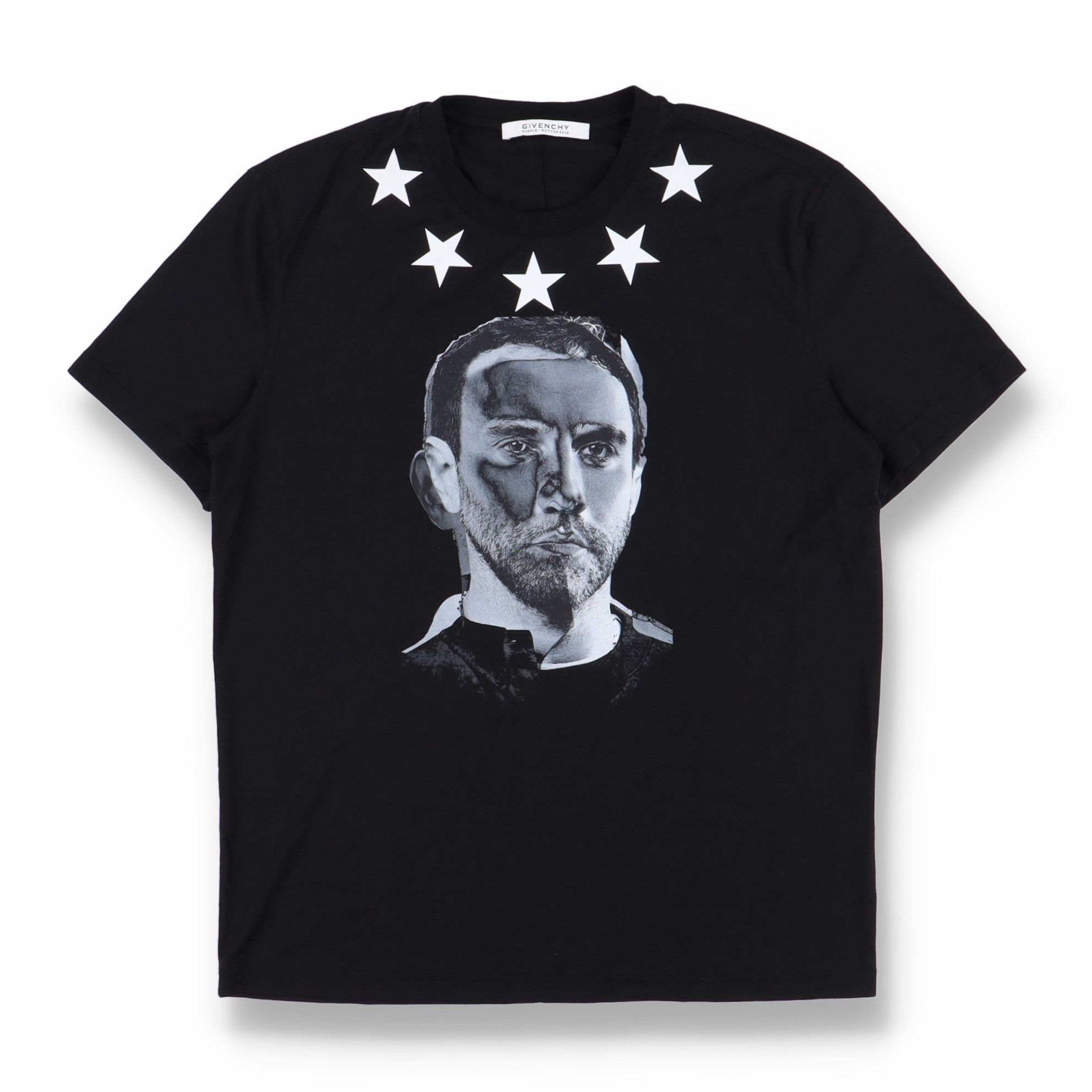 Givenchy Julia Robert's Own Black Tisci Stars T-Shirt Size M / US 6-8 / IT 42-44 - 2 Thumbnail