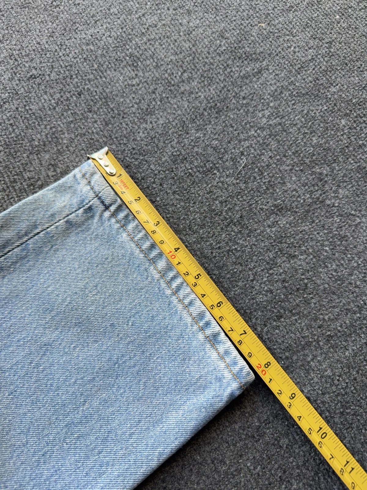 Levi's Vintage Clothing Vintage 90s Levi’s 501 Distressed Western USA Straight Jeans Size US 32 / EU 48 - 23 Thumbnail