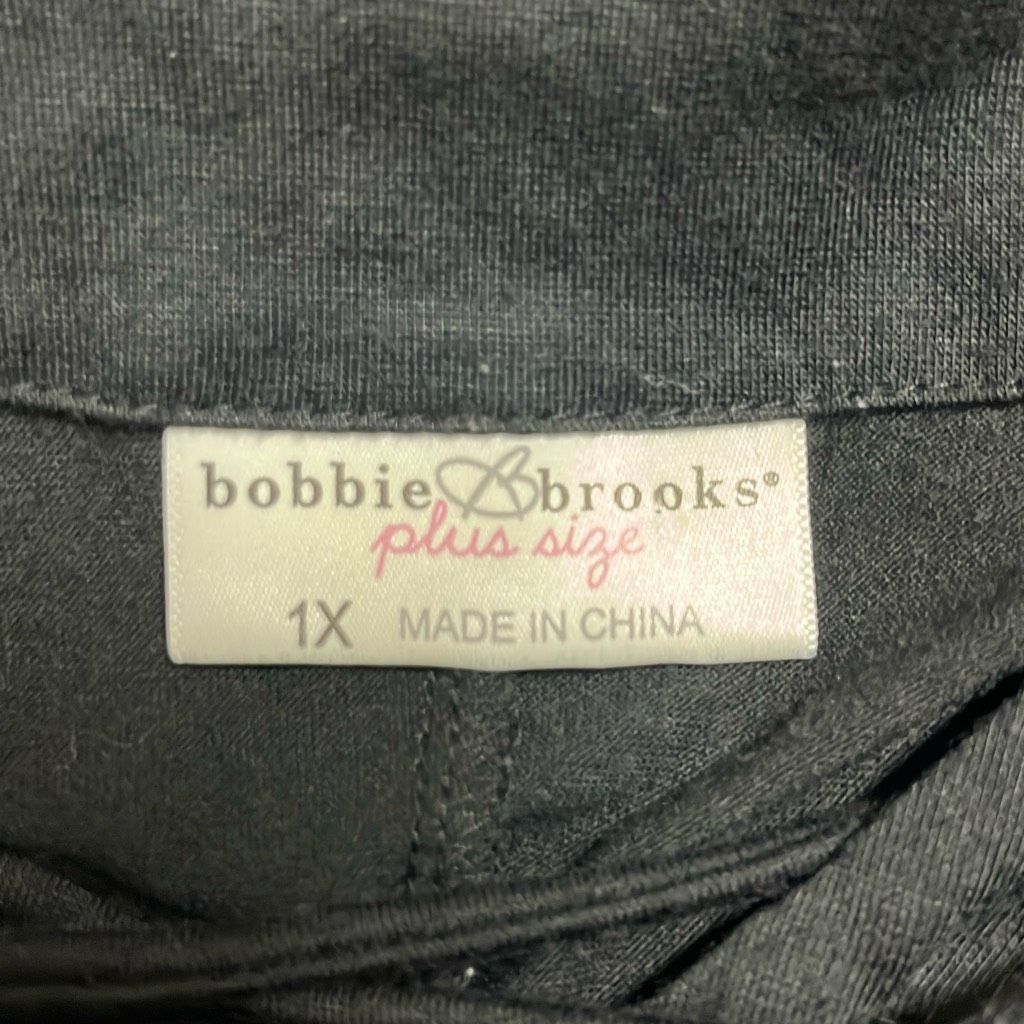 Other Bobbie Brooks Womens 1X Black Lace Up Front Casual Knee Leng Size XXL / US 16-18 / IT 52-54 - 4 Thumbnail