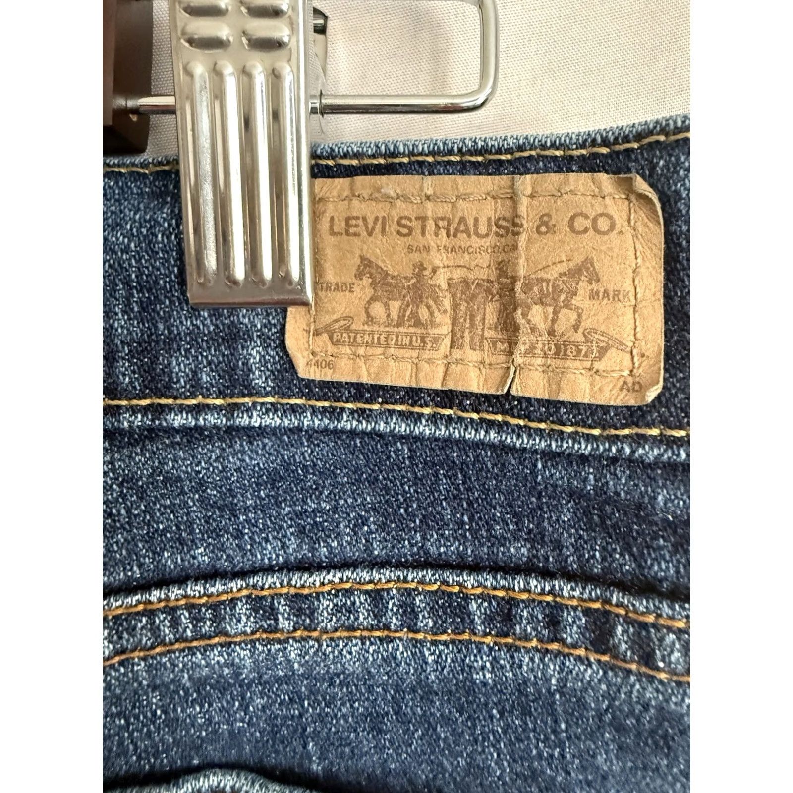 Levi's Levi's Jeans 8 Short Dark Wash Bootcut Womens Regular Levi's 515 Blue Denim Casual Work Weekend Pants Ladies Jeans - 80s? No, not applicable Size 30" / US 8 / IT 44 - 4 Thumbnail