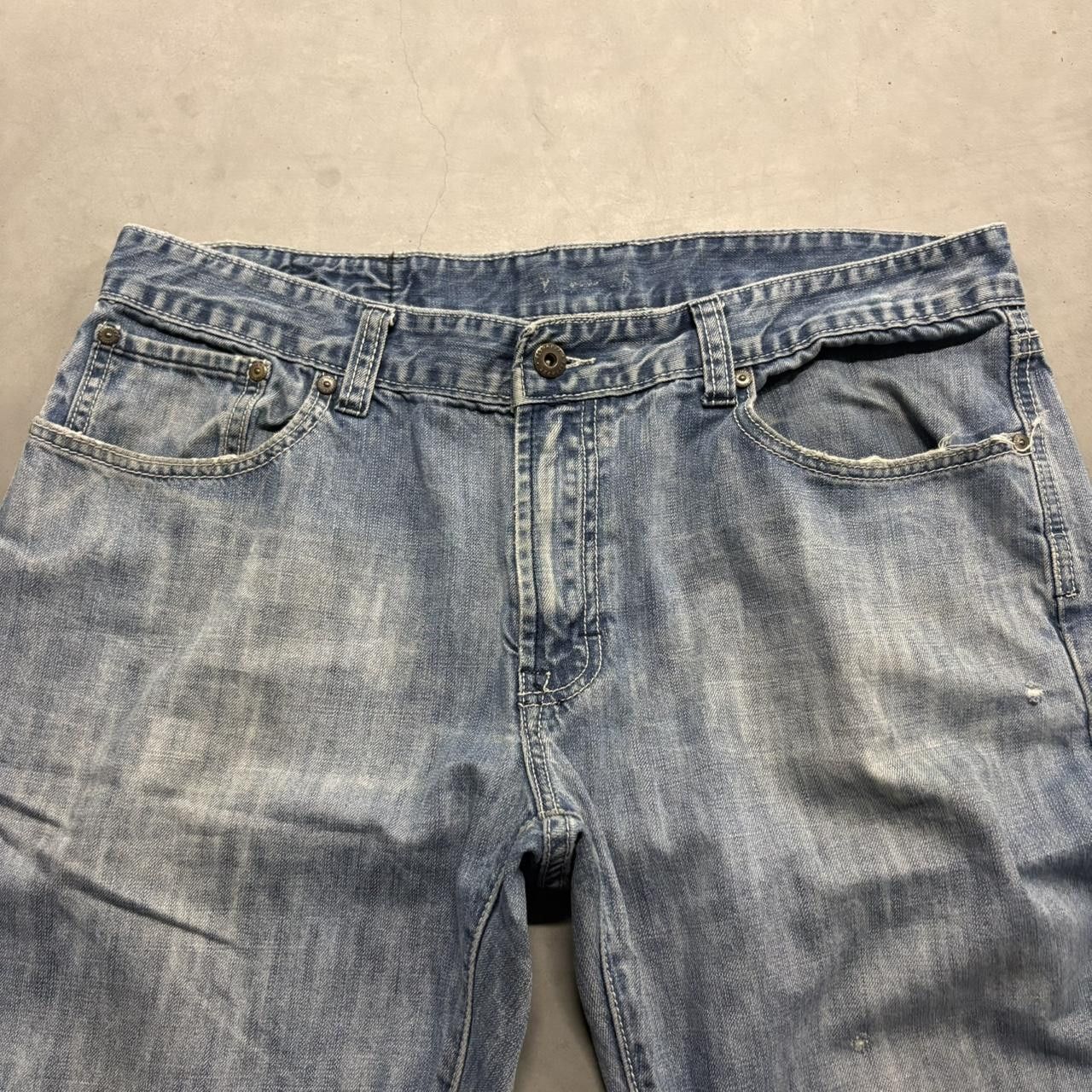 Vintage Crazy Vintage Y2K/2000s Baggy Skater Style Medium Blue Wash Denim jeans! Size US 36 / EU 52 - 4 Thumbnail