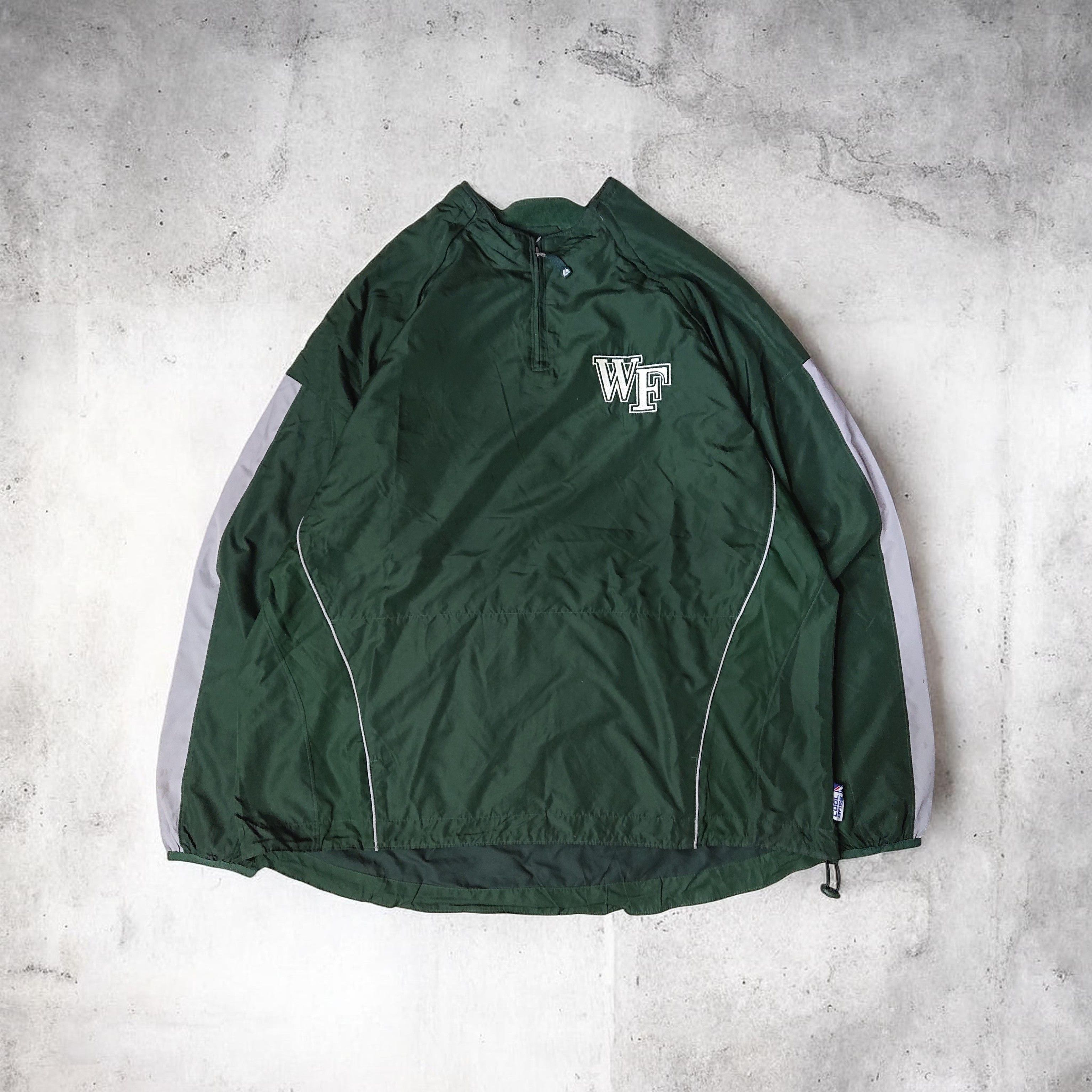 Majestic Vintage Majectic Cool Base Replaced Sleeve Halfzip Jacket Size US XXL / EU 58 / 5 - 1 Thumbnail