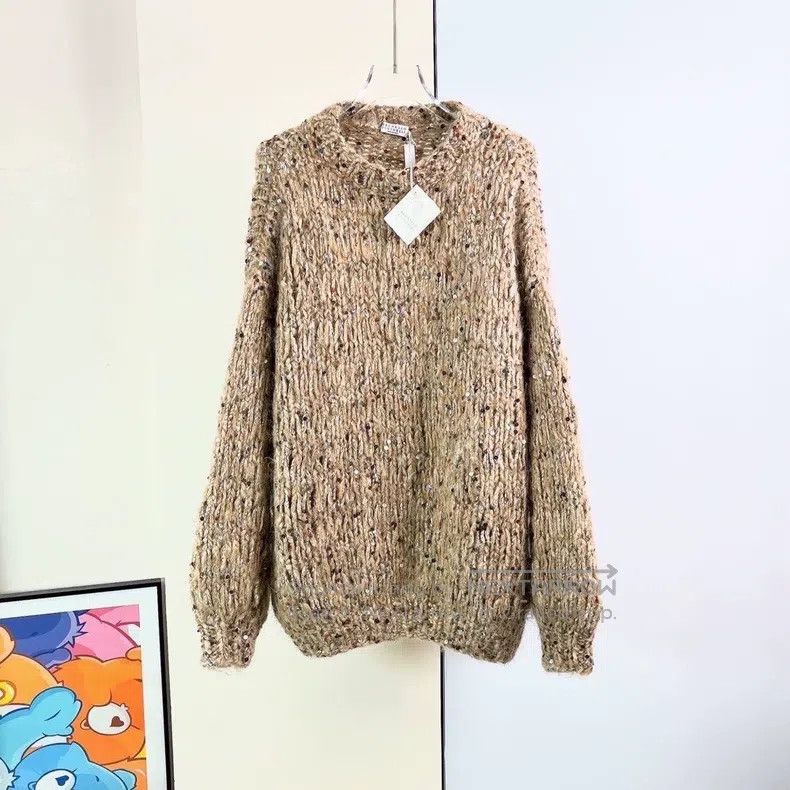 Brunello Cucinelli Brunello Cucinelli Colorful Beaded Mohair Wool Sweater Size M / US 6-8 / IT 42-44 - 2 Thumbnail
