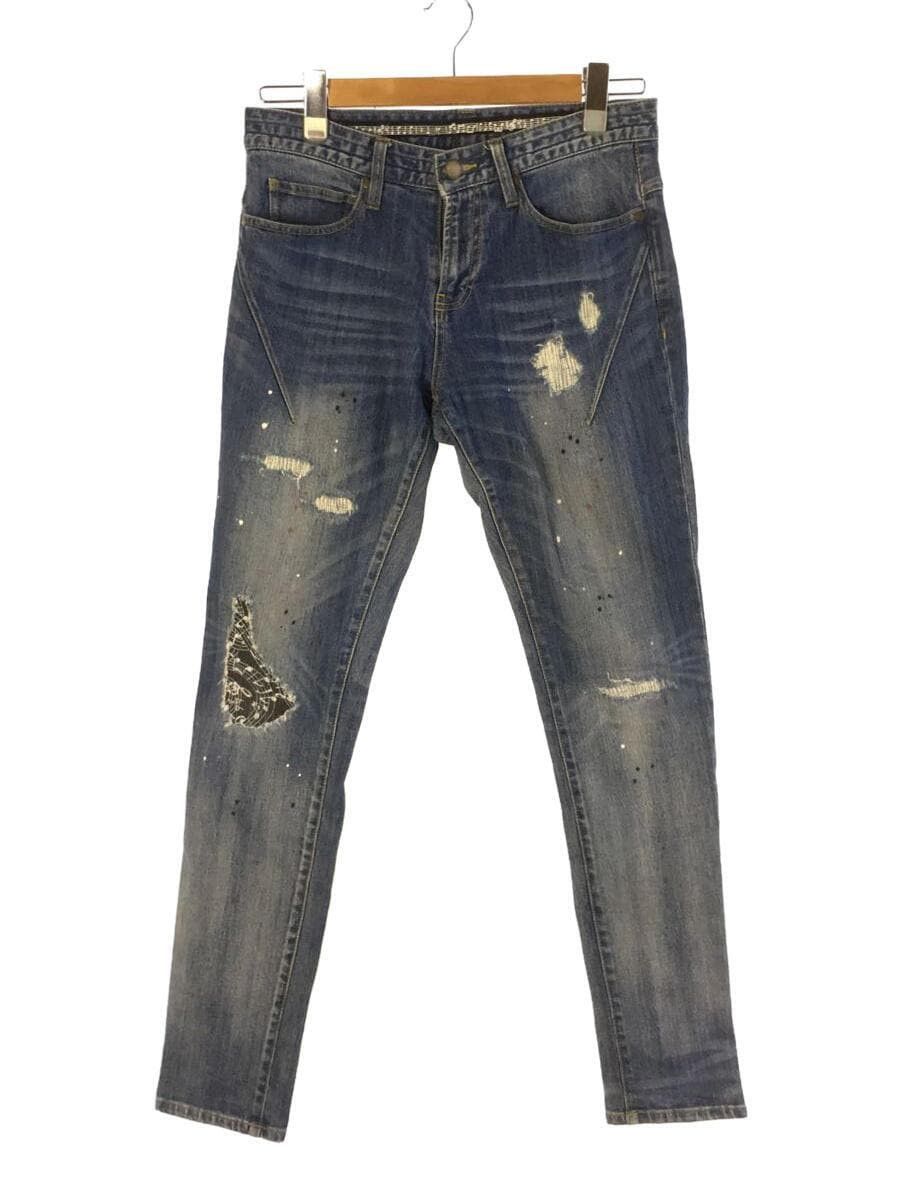 Number (N)ine 🐎 Paint Splatter Musical Note Denim | Grailed