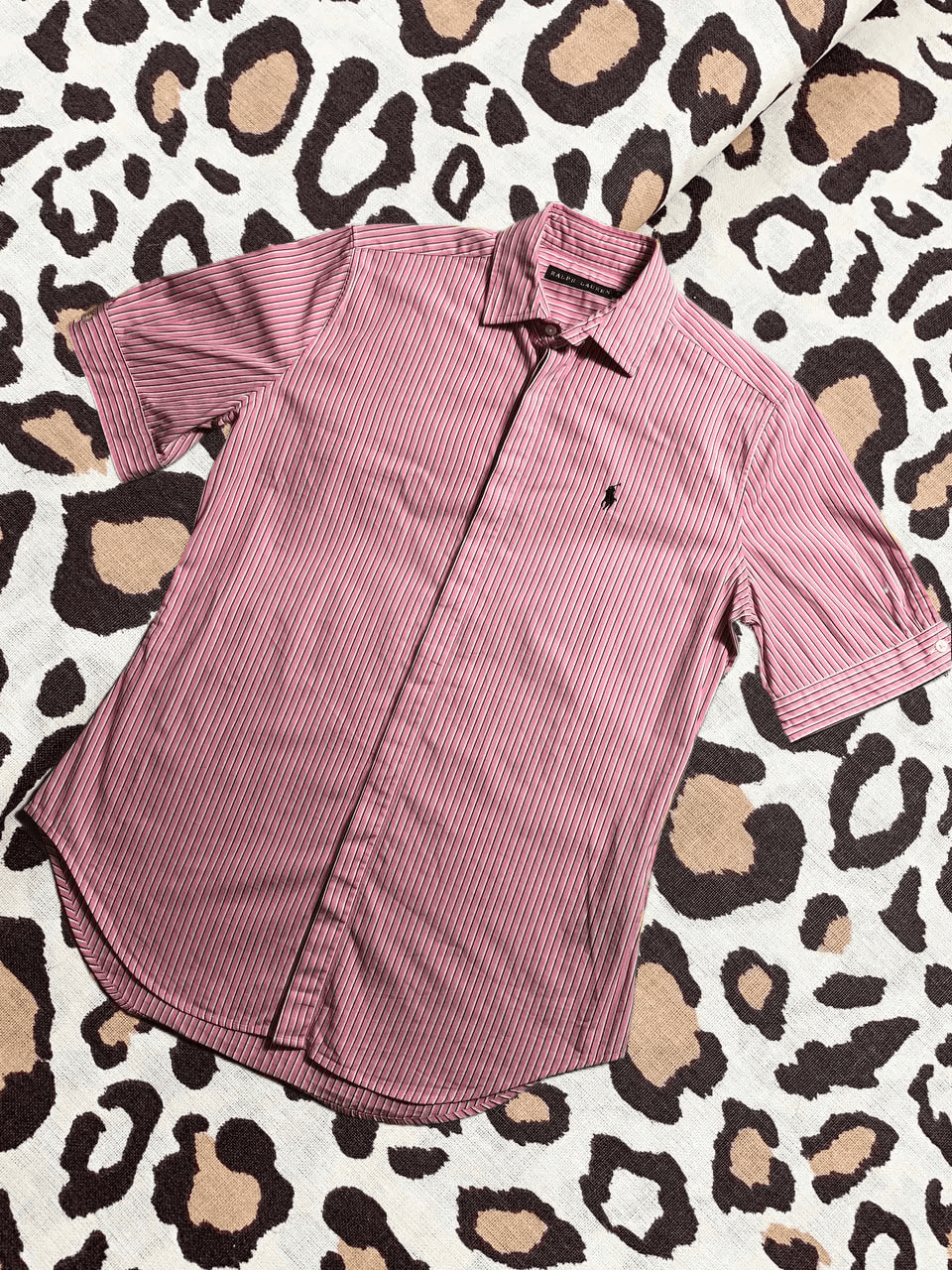 Polo Ralph Lauren Polo Ralph Lauren 00s Striped Button Shortsleeve Shirt Size US XS / EU 42 / 0 - 1 Thumbnail