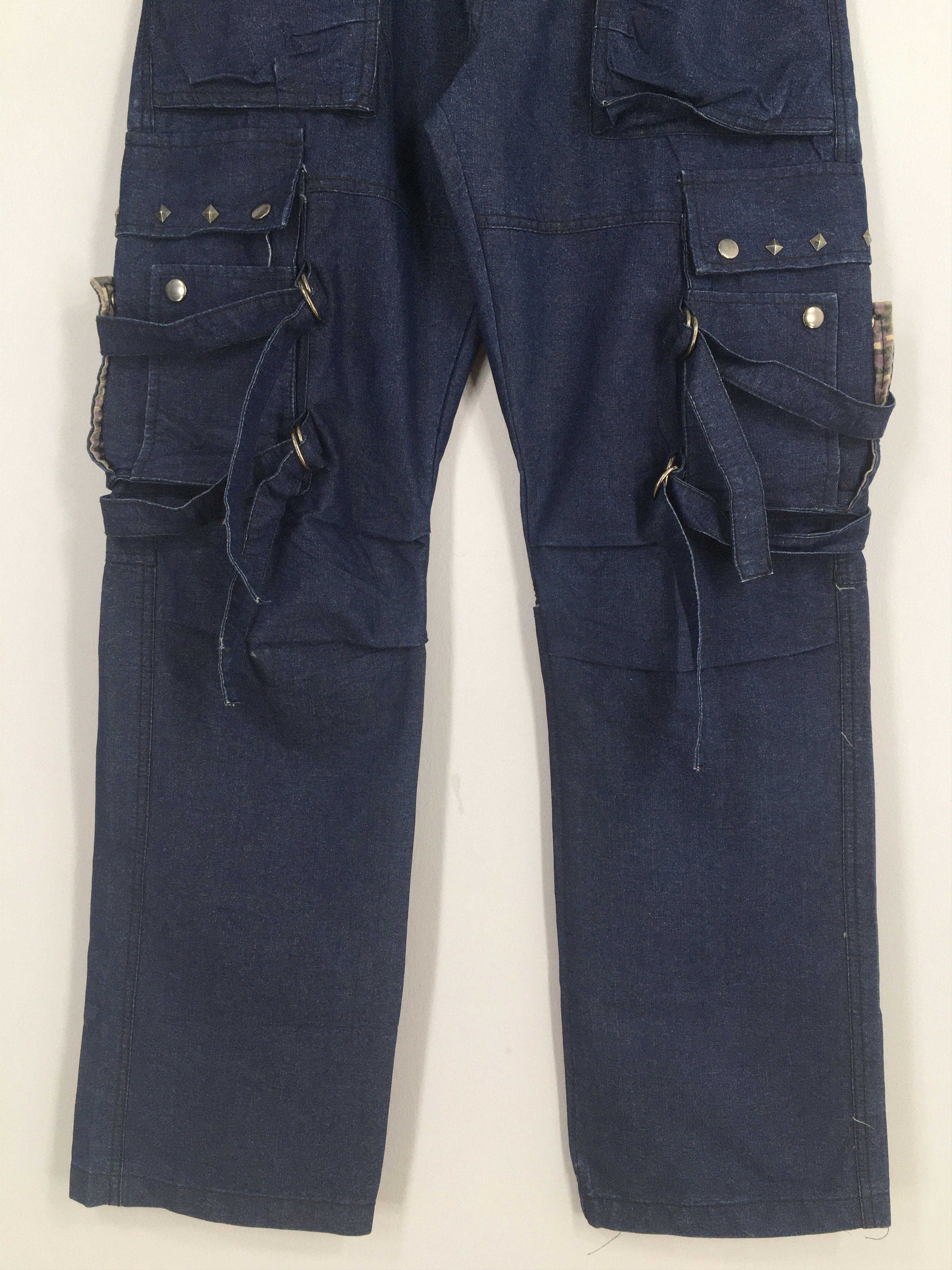 If Six Was Nine Size 30x31 Vintage Japanese Rain Bondage Cargo Pants S158 Size US 30 / EU 46 - 3 Thumbnail