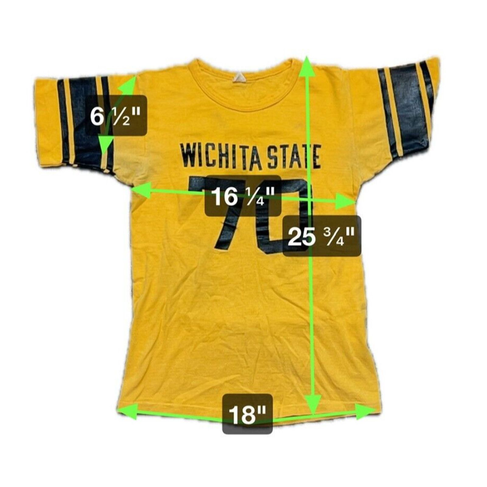 Champion Vintage 60s ChampionTag Wichita State Shockers Jersey 70 Size US M / EU 48-50 / 2 - 5 Thumbnail