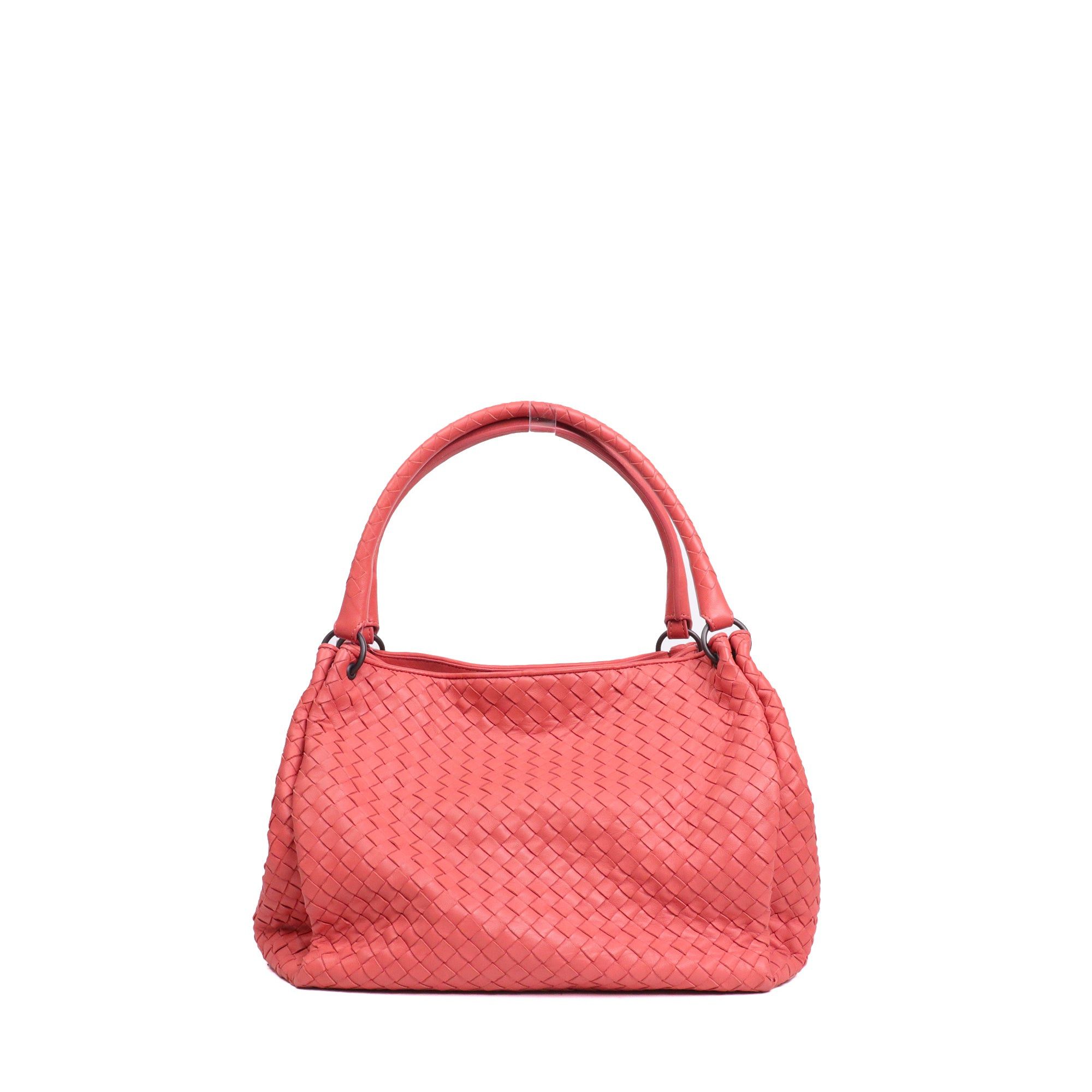 Bottega Veneta BOTTEGA VENETA - Guarda Bottega Veneta handbag in coral leather Size ONE SIZE - 1 Thumbnail