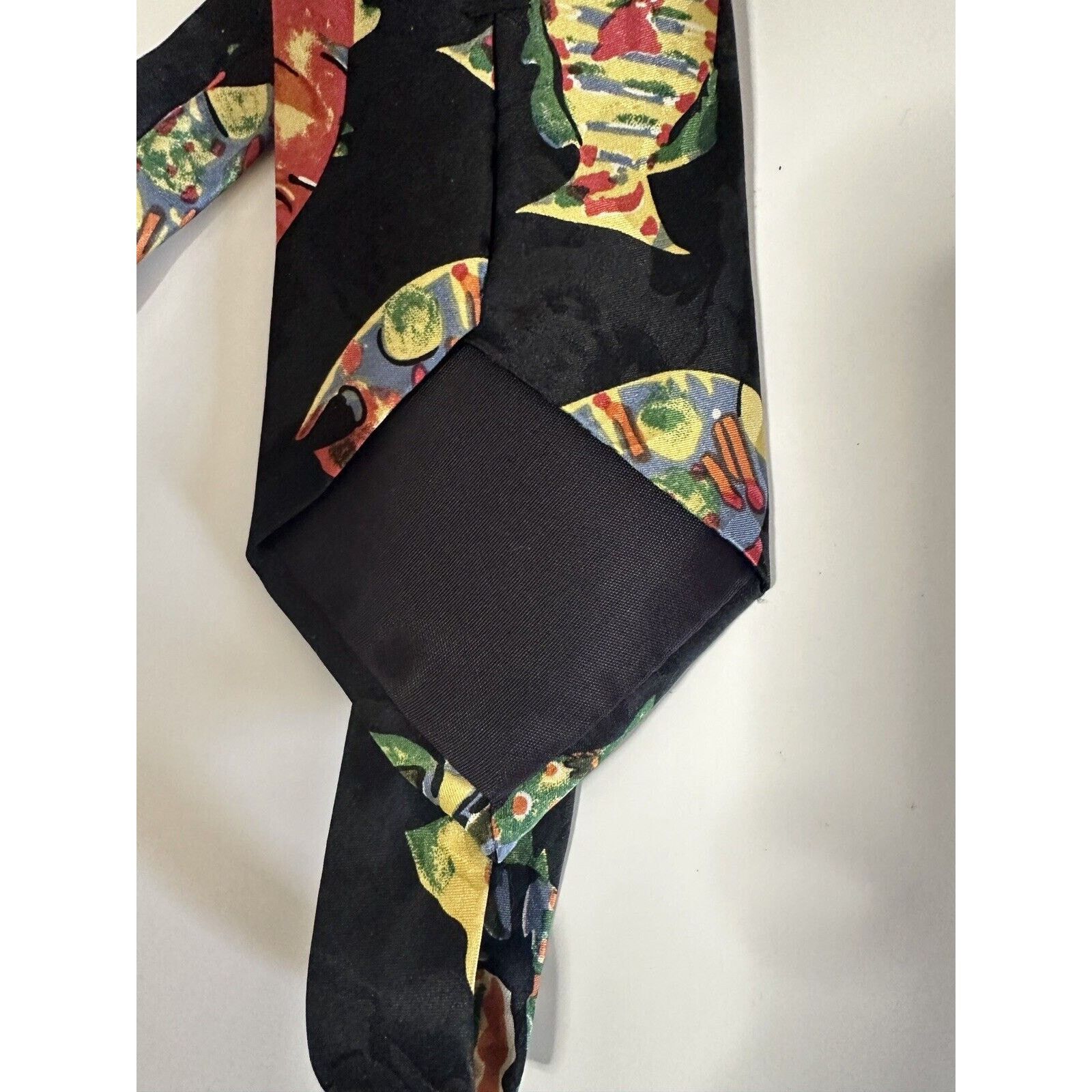 Other MARTIN WONG Napa Silk Tie Men's Fish Aquarium Koi Watercolor Size ONE SIZE - 5 Thumbnail
