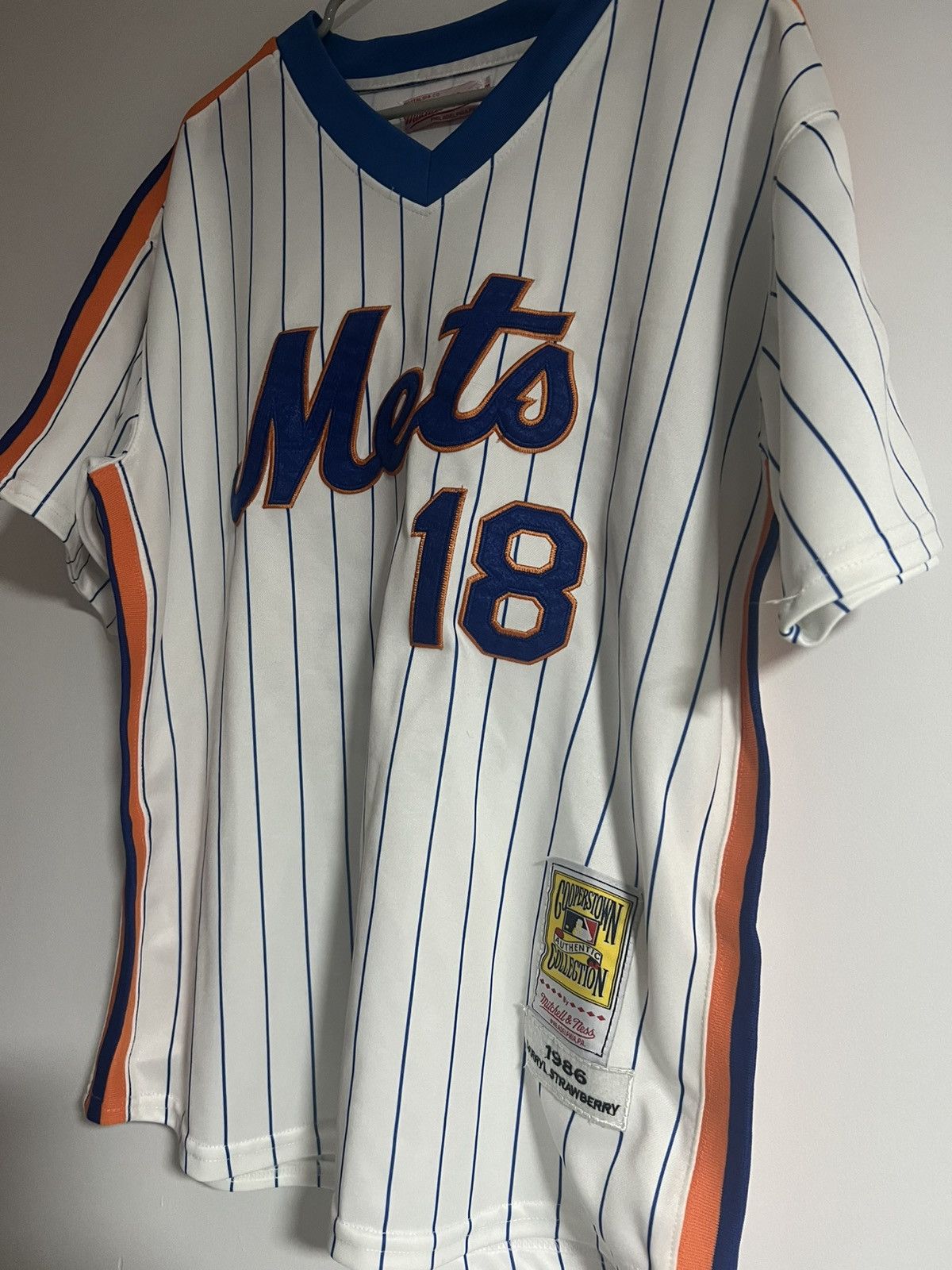 Mitchell & Ness × Vintage Mitchell & Ness NY Mets Darryl Strawberry size 48 Size US XL / EU 56 / 4 - 4 Thumbnail
