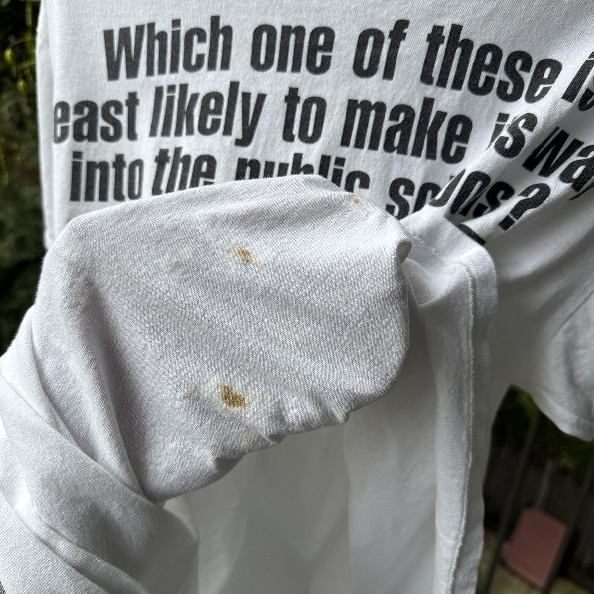 Vintage Gun Drugs God Public Schools Shirt ERD Grunge Thrashed Faded Size US L / EU 52-54 / 3 - 10 Thumbnail
