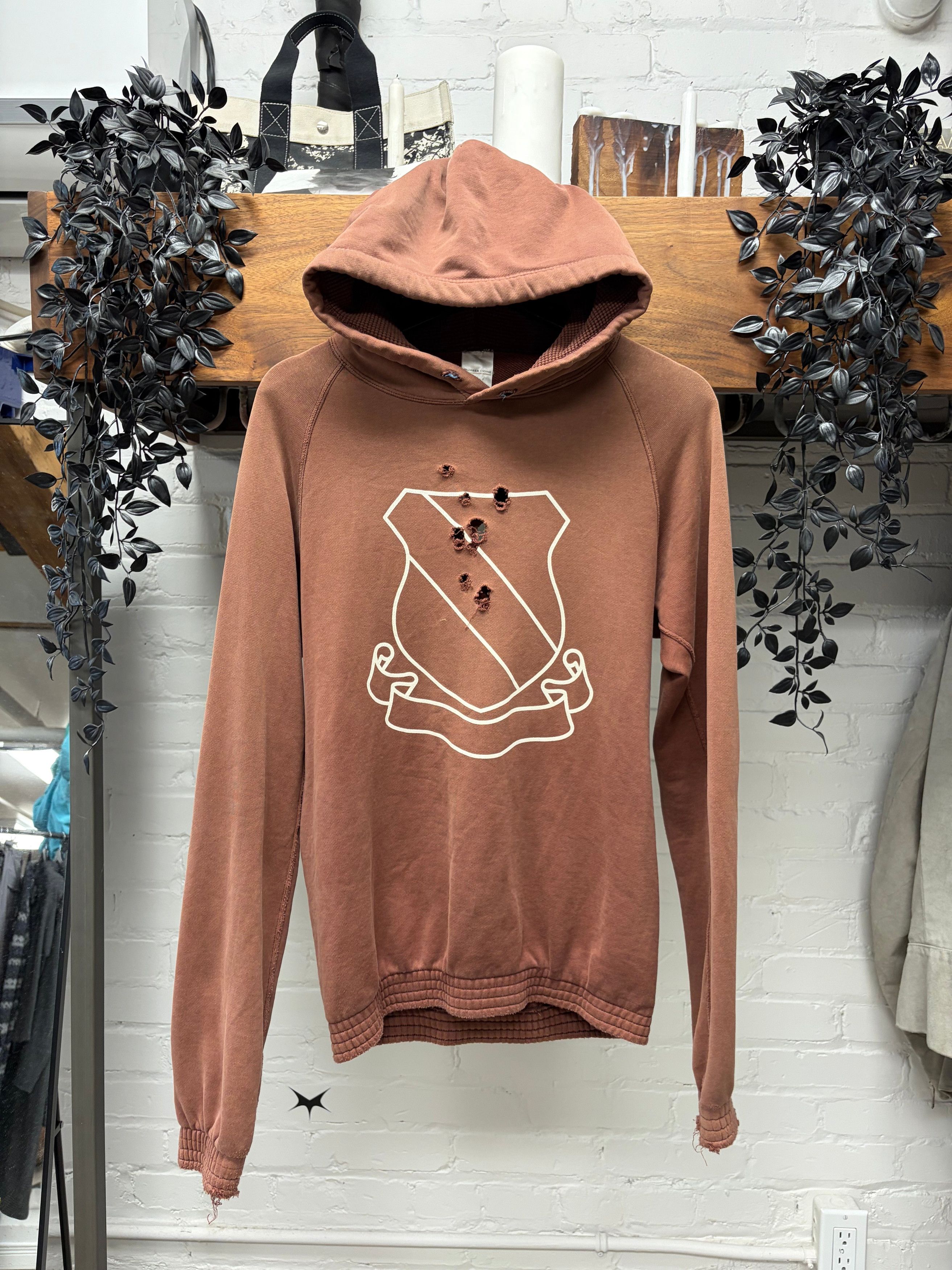 Bape × Number (N)ine AW2000 Number Nine Bape Lambretta Logo Hoodie
