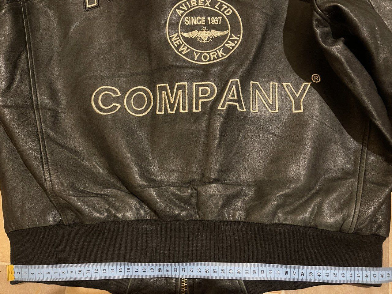 Avirex AVIREX leather jacket, vintage, 90s hip hop 1990s varsity M Size US M / EU 48-50 / 2 - 13 Thumbnail