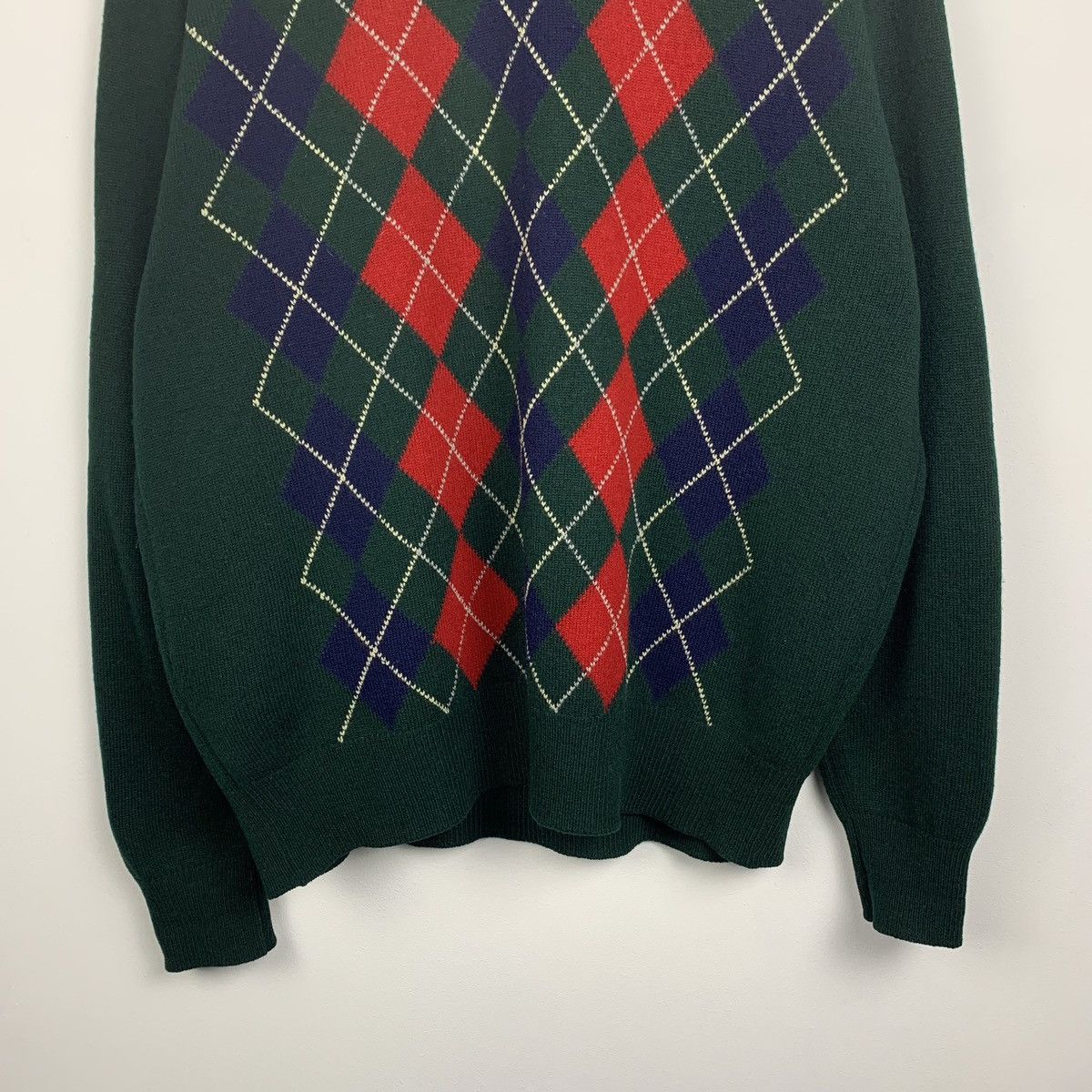 Johnstons Of Elgin Johnstons of Elgin Wool Sweater Green Vintage Mens Size M Size US M / EU 48-50 / 2 - 3 Thumbnail