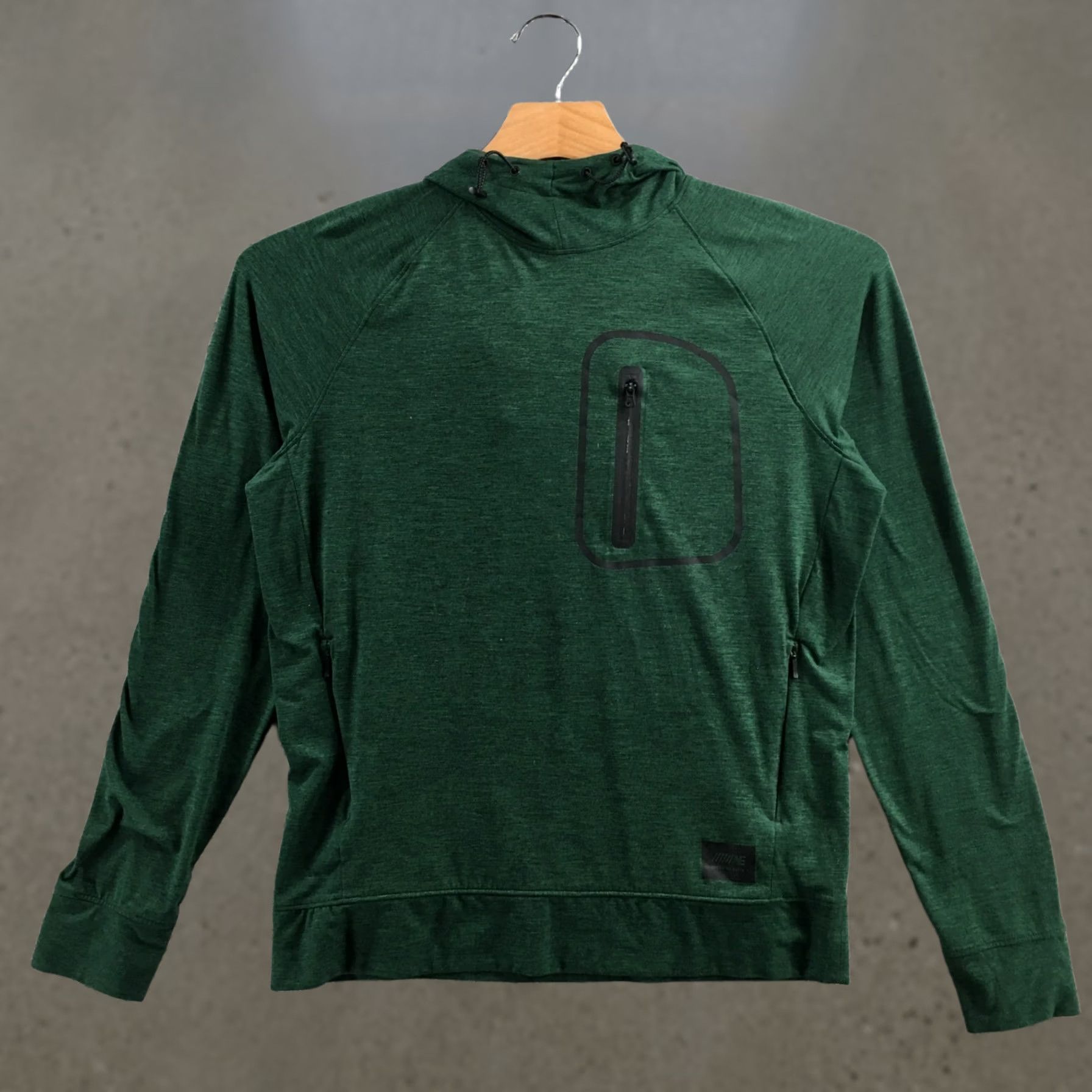 American Eagle Outfitters American Eagle Outfitters Hoodie Sweatshirt Mens S Green Mock Neck Raglan Long Sleeve Size US S / EU 44-46 / 1 - 1 Thumbnail