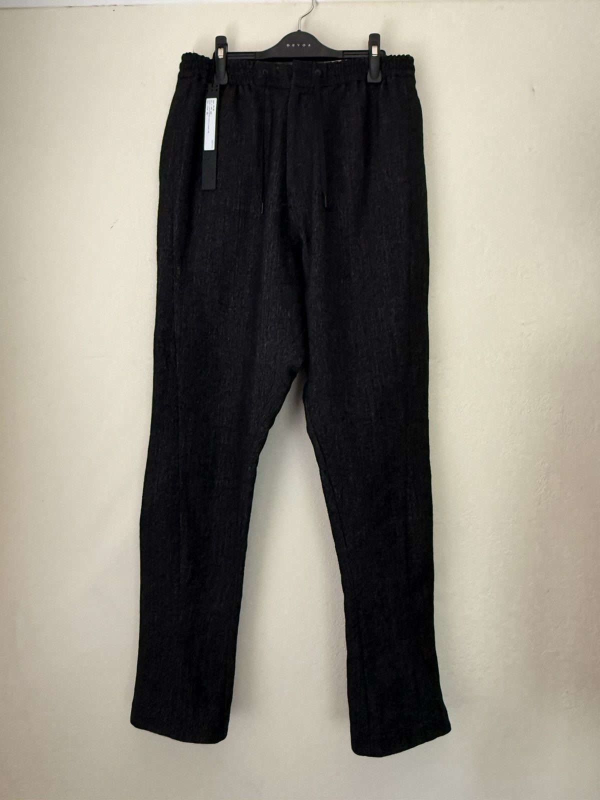 Devoa BNWT - Easy pants Wool and Linen（BLACK） Size US 34 / EU 50 - 2 Thumbnail