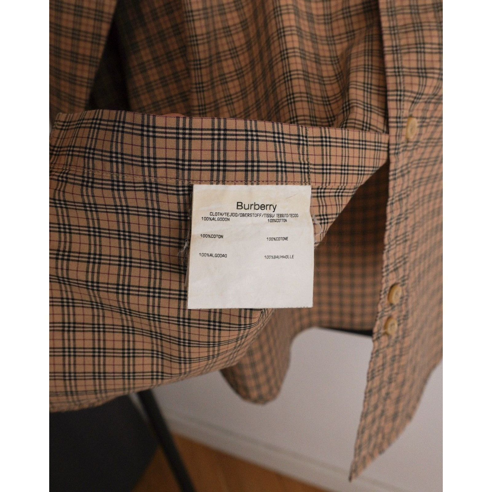 Burberry Vintage burberry london monogram check nova shirt Size US M / EU 48-50 / 2 - 6 Thumbnail