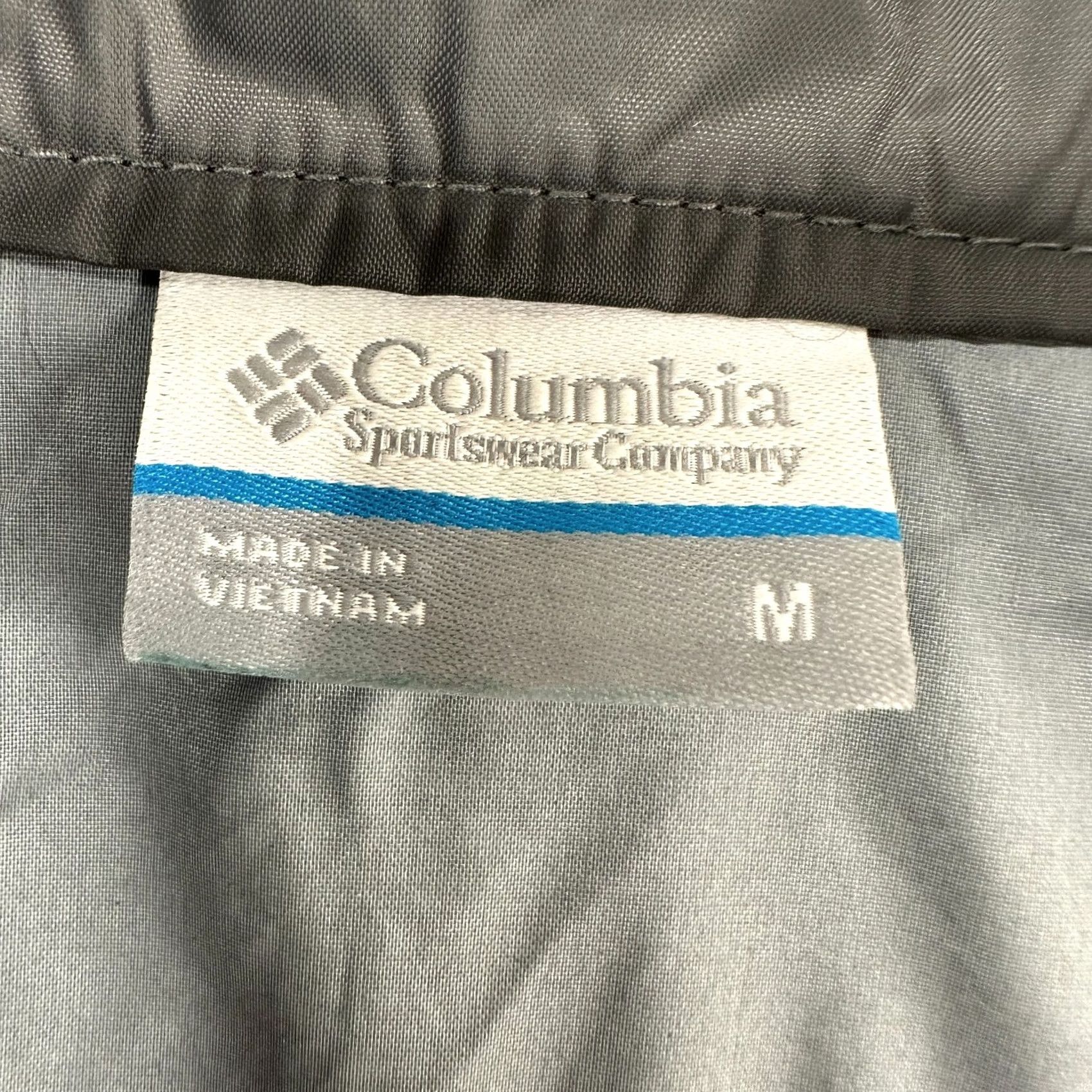 Rains Columbia Jacket Mens M Black Grey Windbreaker Lightweight Hooded Packable Water Resistant Size US M / EU 48-50 / 2 - 7 Thumbnail