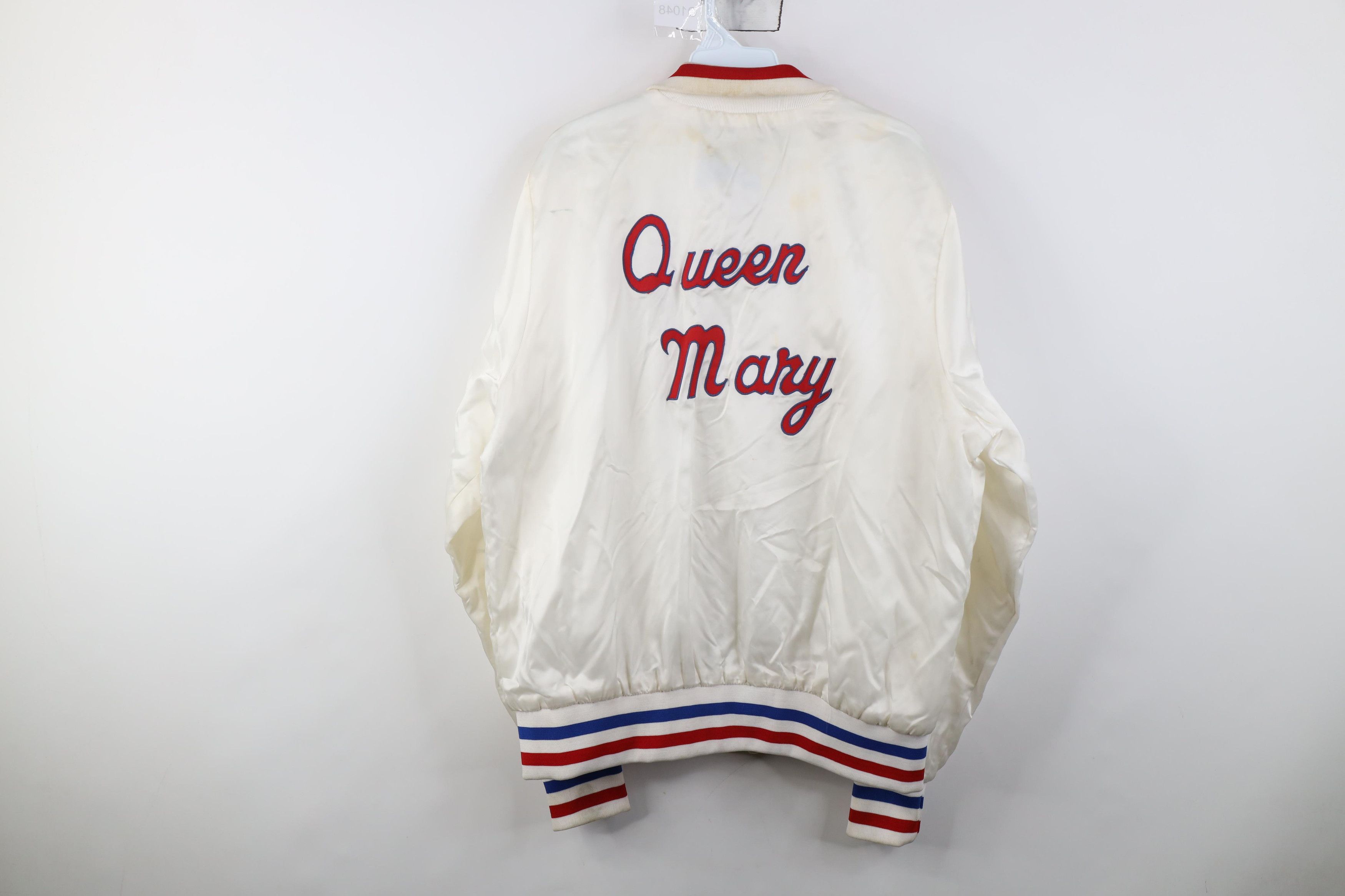 Vintage Vintage 60s Queen Mary British Ocean Liner Satin Jacket USA Size XL / US 12-14 / IT 48-50 - 19 Thumbnail