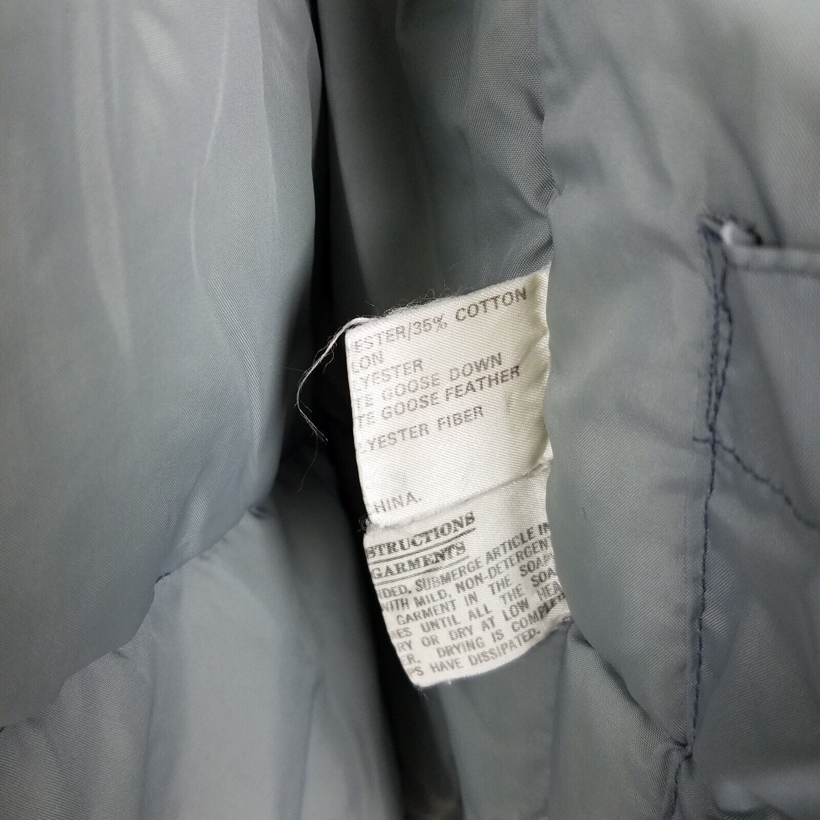 Vintage Vtg Hermans Goose Down Puffer Jacket Parka Mens L Navy Blue Size US L / EU 52-54 / 3 - 9 Thumbnail