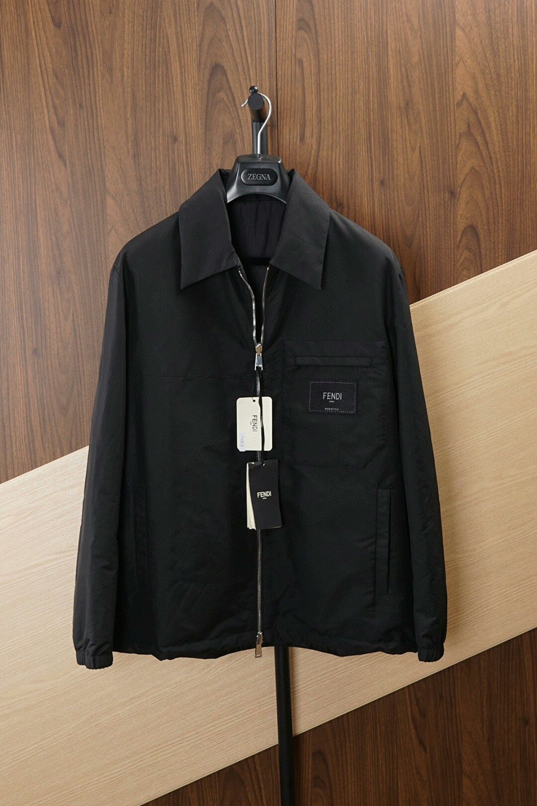 Fendi Fendi Reversible Cotton Jacket with Nylon Fill Size US L / EU 52-54 / 3 - 1 Thumbnail