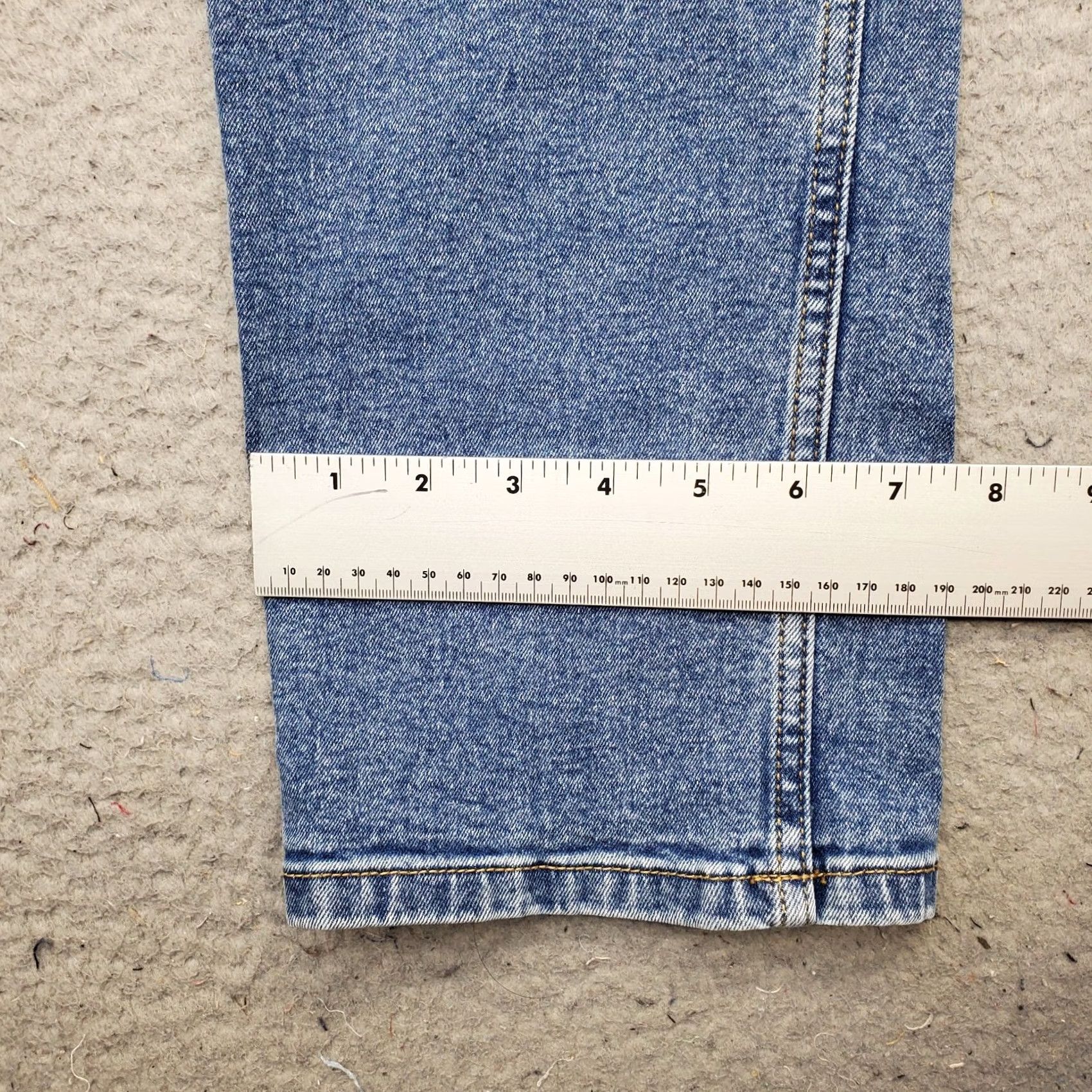 Izod IZOD Jeans Mens 34 Mens Size 34 Denim Saltwater Stretch Straight Streetwear Blue Color 5-Pocket Design Regular Fit Jeans Size US 34 / EU 50 - 5 Thumbnail