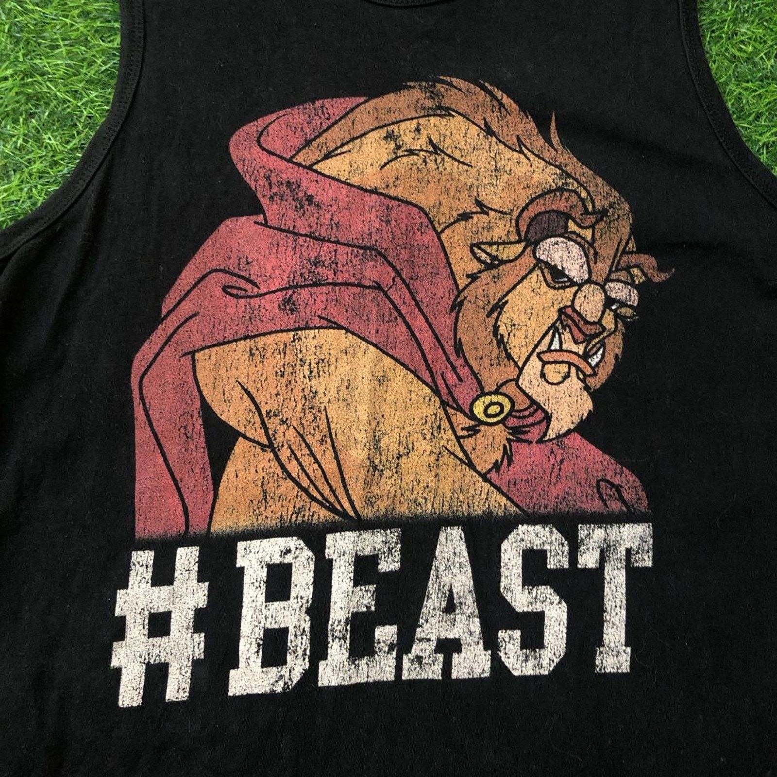 Disney Black Disney Beast Graphic Tank Top Size S / US 4 / IT 40 - 3 Thumbnail