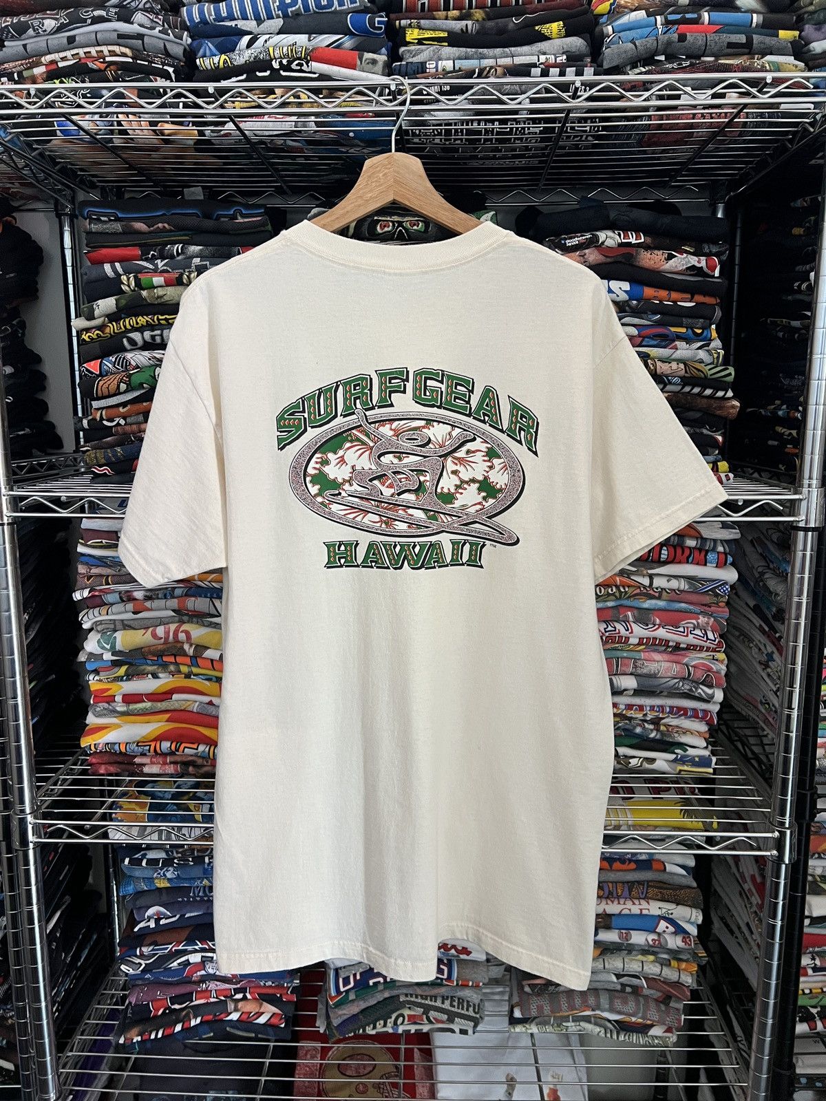 Quiksilver 2000s Surf Gear Hawaii Tee Size US L / EU 52-54 / 3 - 1 Thumbnail