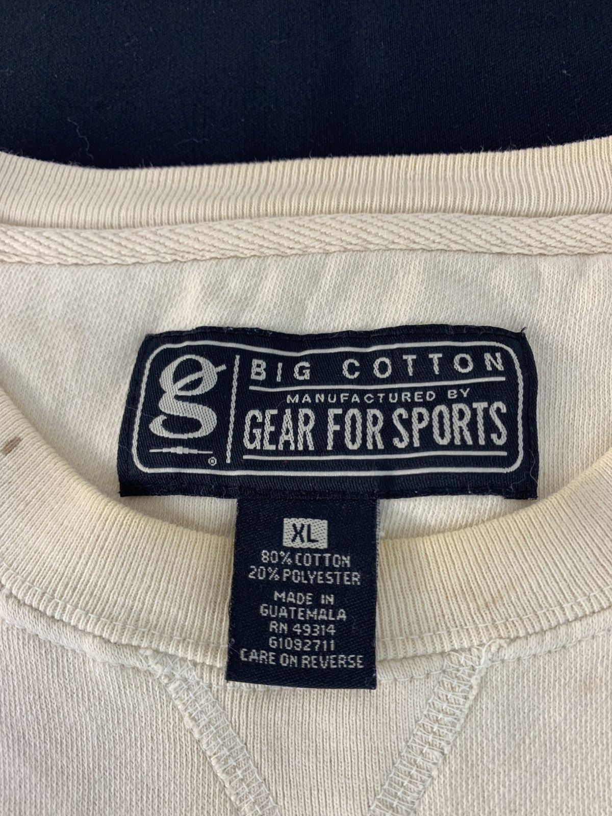 Vintage 90s Gear For Sports Germany Crewneck Pullover l Big Logo Size US XL / EU 56 / 4 - 5 Thumbnail