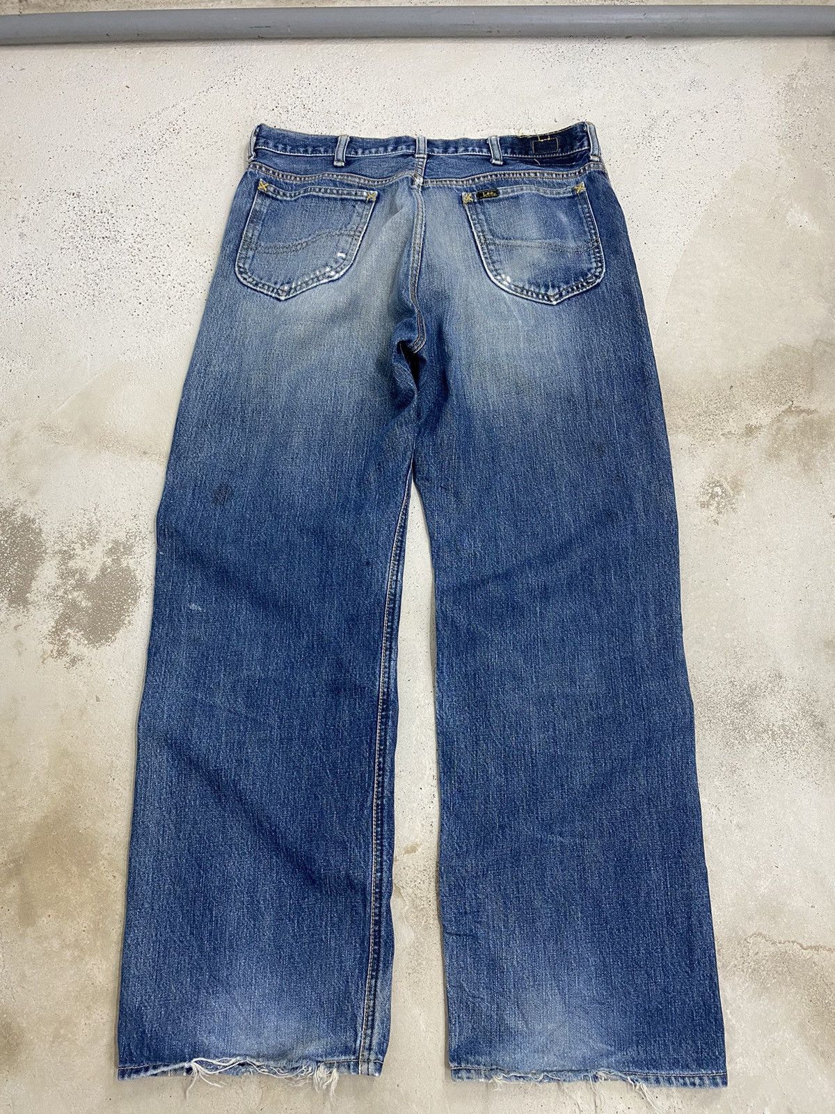 Hysteric Glamour Lee Rider 505 Distress Denim Baggy Loose Button Fly Size US 31 - 2 Thumbnail